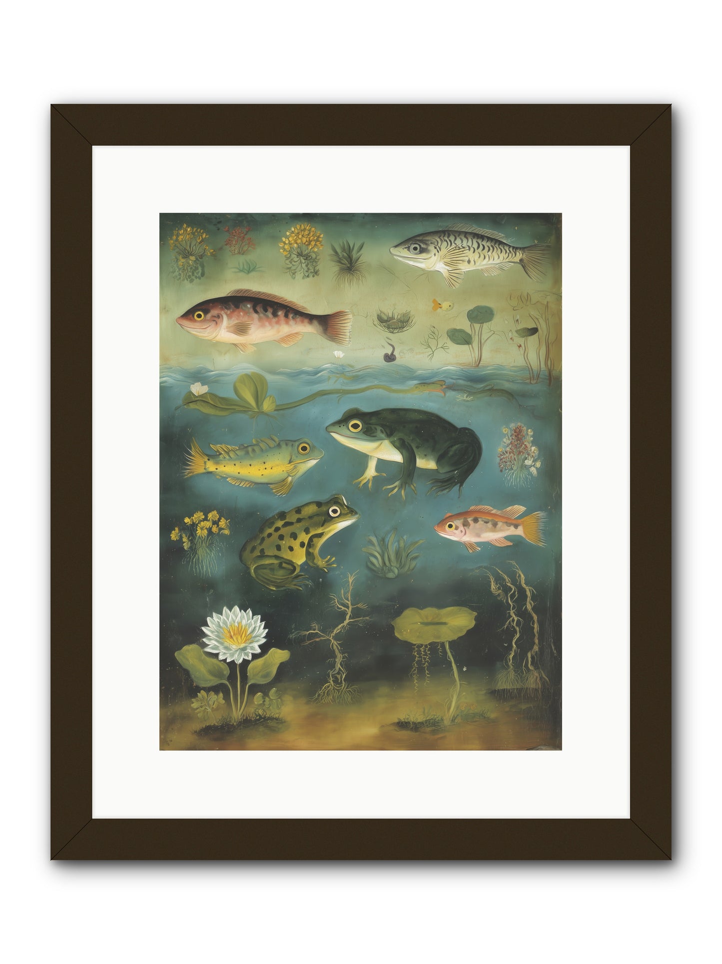 Silent Choreography -- Framed Print - Black 12x16