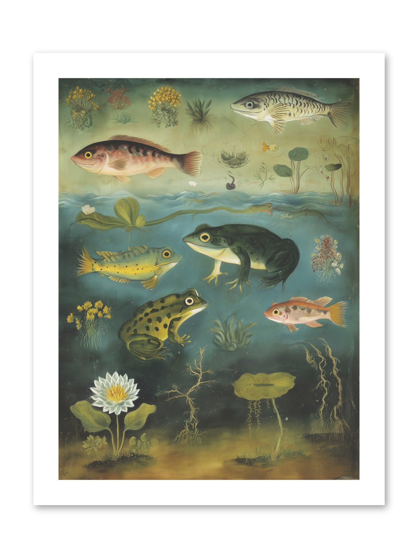 Silent Choreography -- Loose Canvas Print 12x16