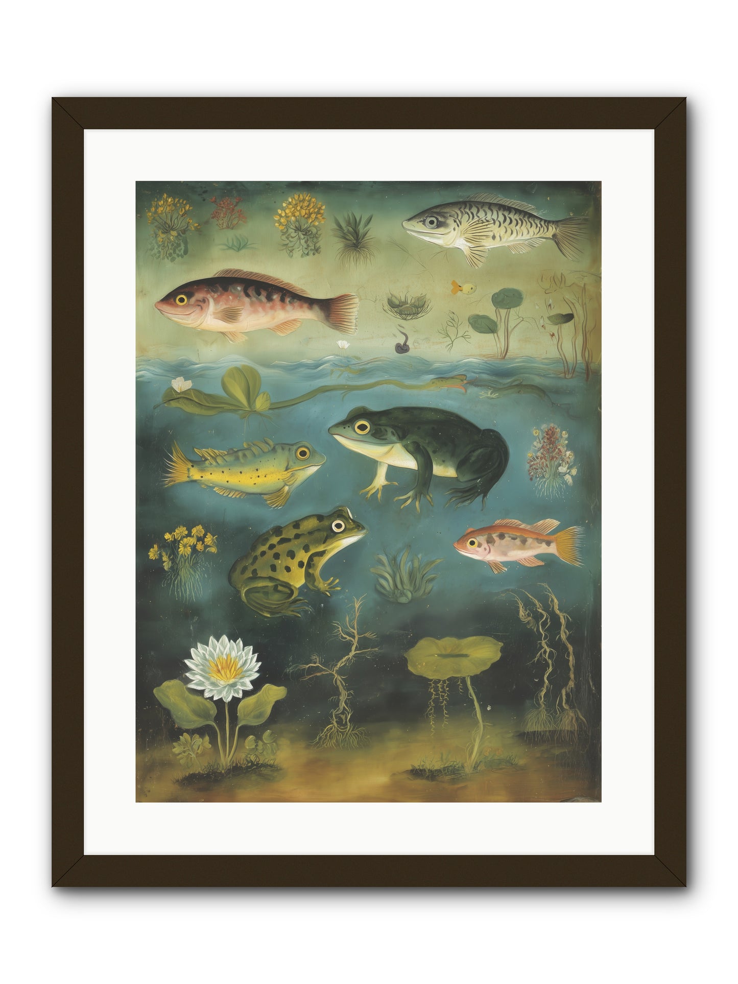 Silent Choreography -- Framed Print - Black 18x24