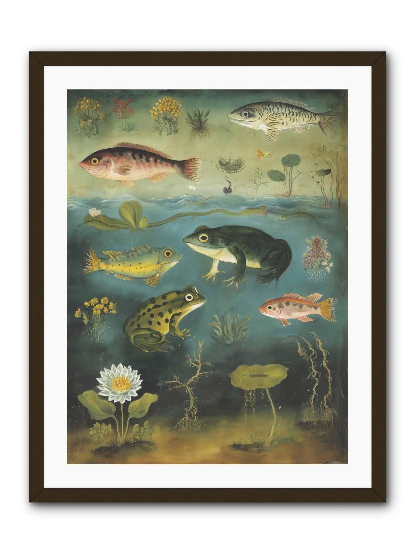 Silent Choreography -- Framed Print - Black 24x32