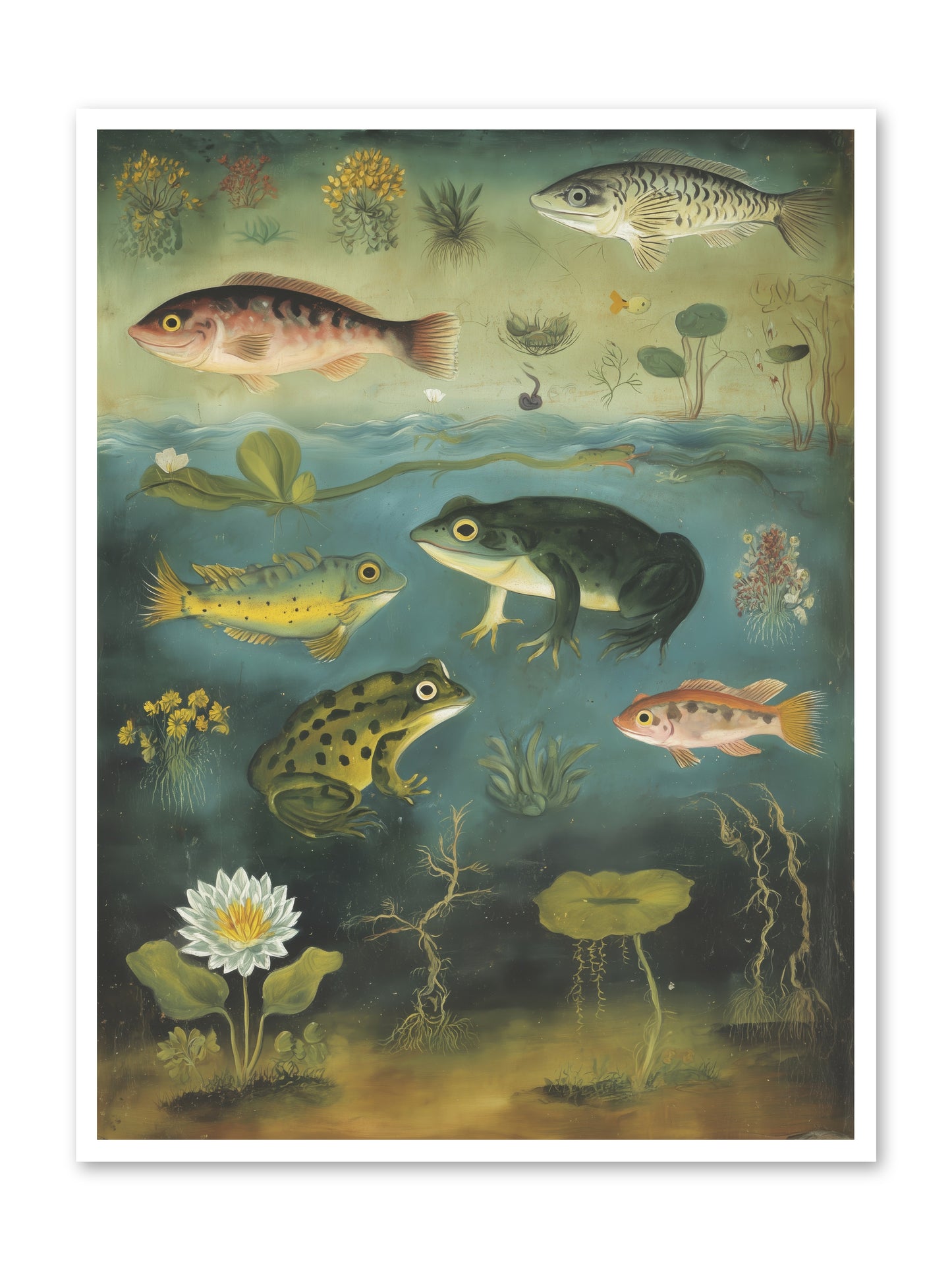 Silent Choreography -- Loose Canvas Print 36x48