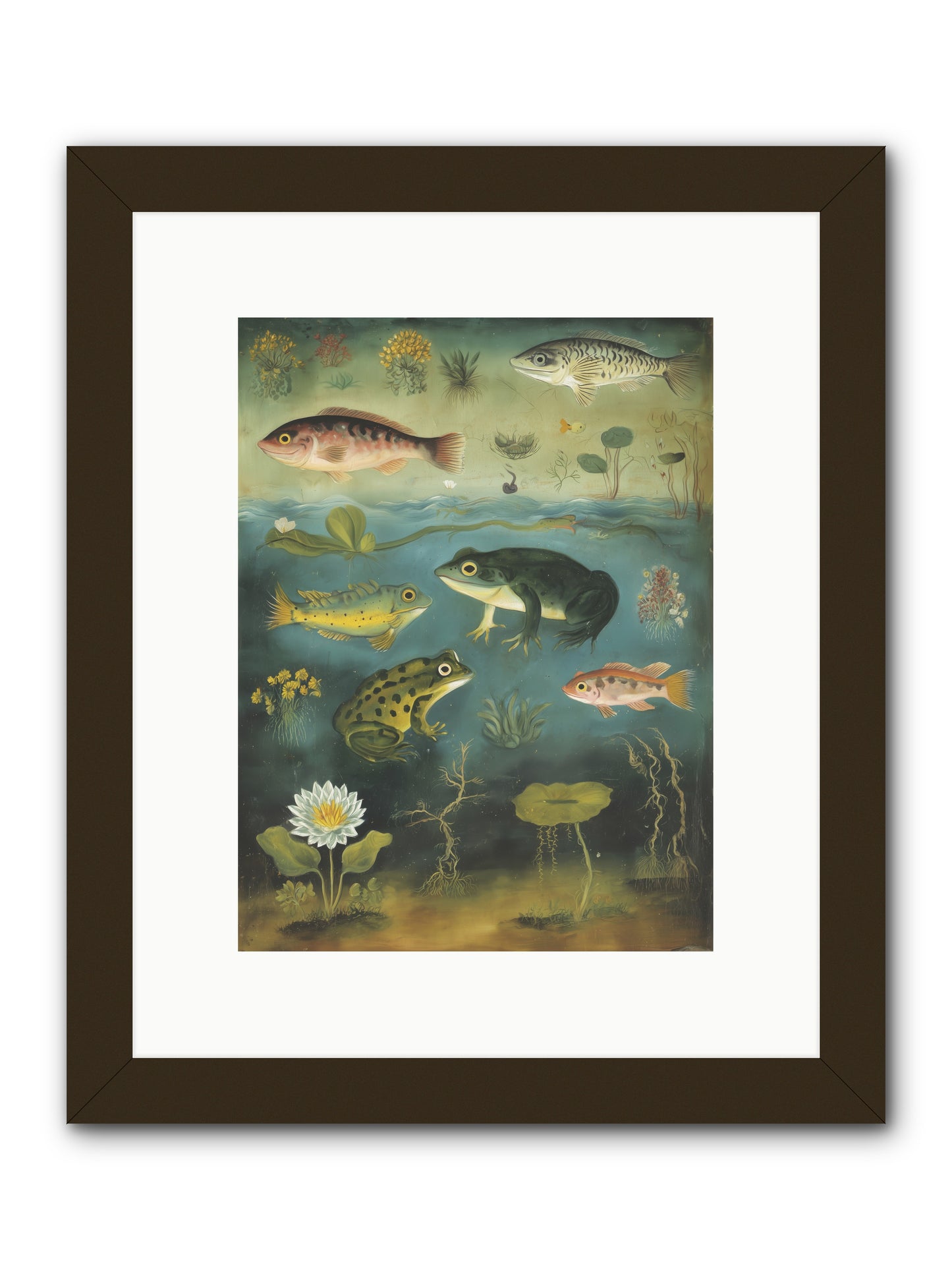 Silent Choreography -- Framed Print - Black 9x12