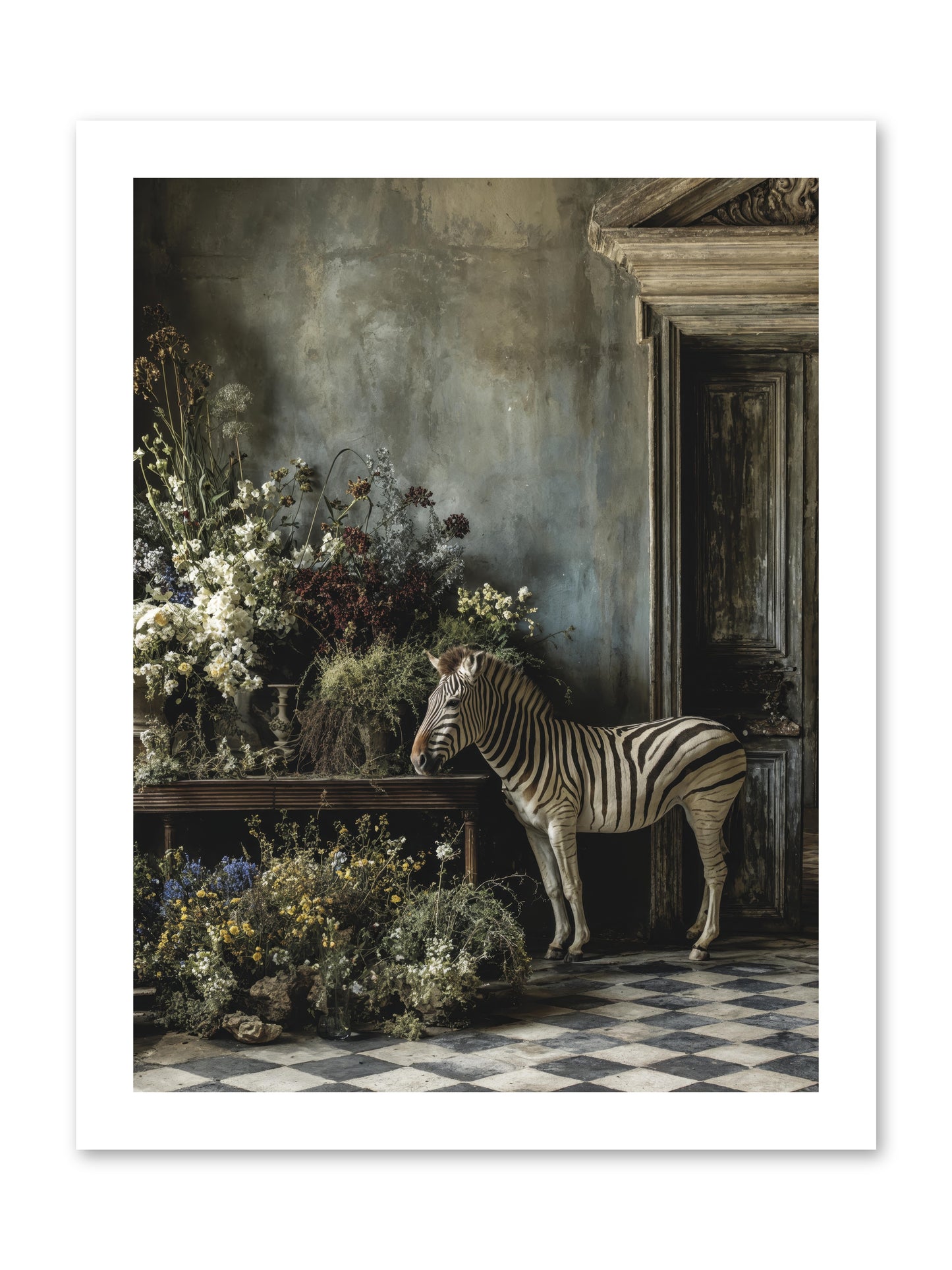 Silent Garden -- Paper Print 12x16