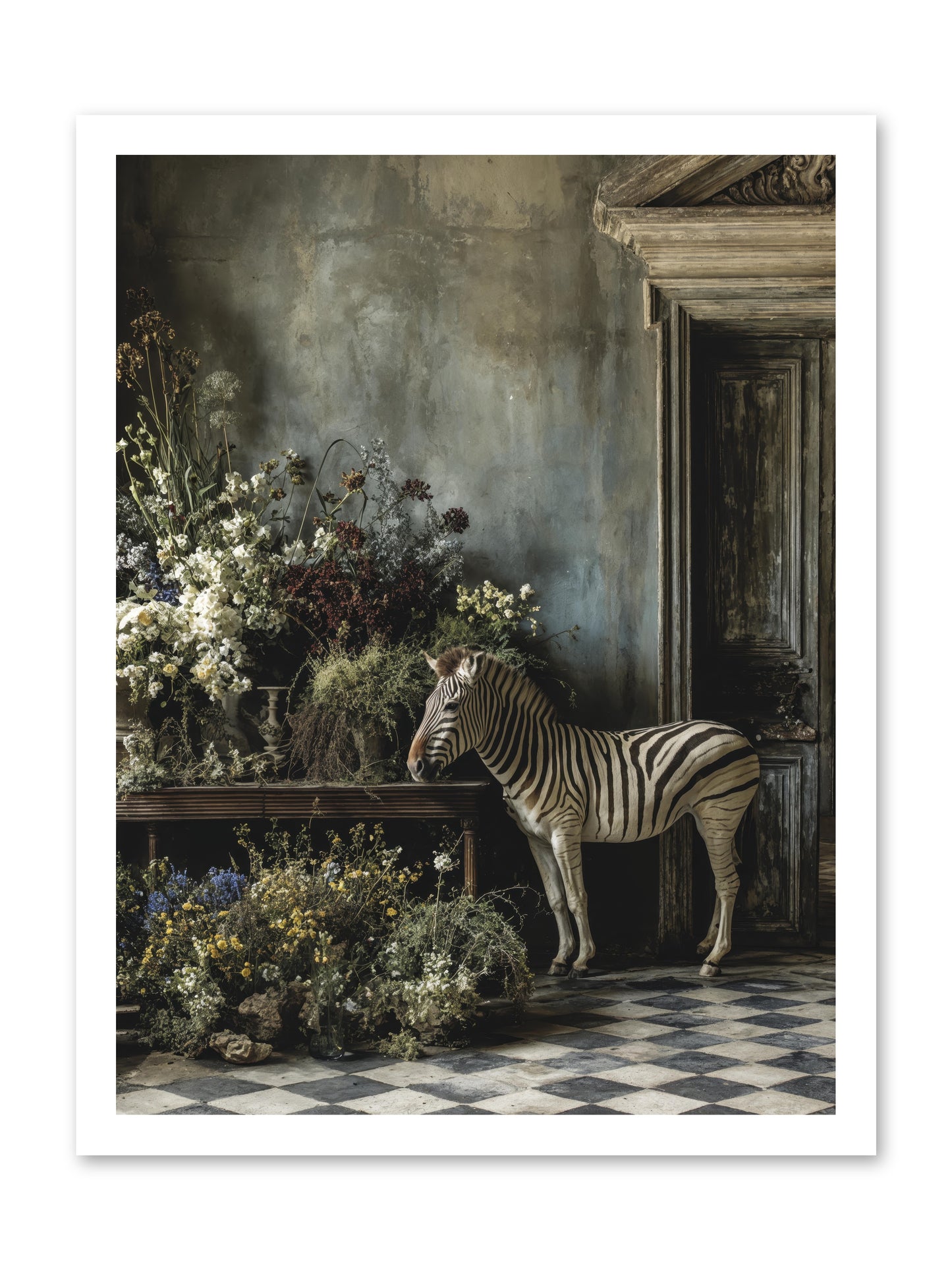 Silent Garden -- Paper Print 18x24