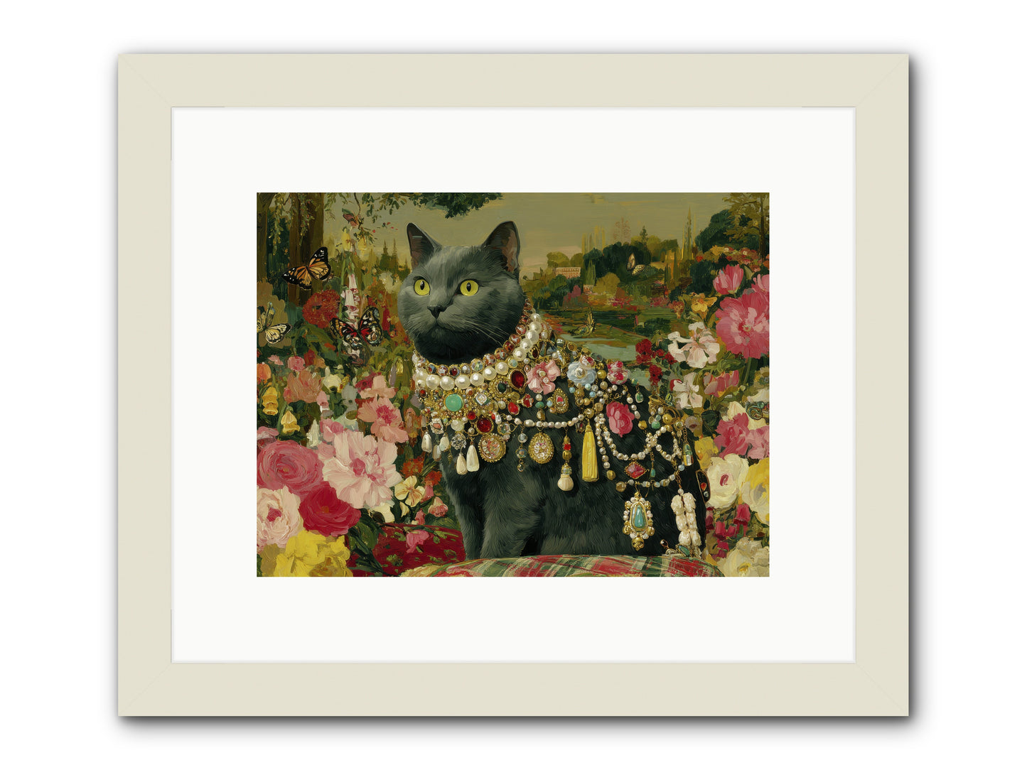 Silent Jubilee No.2 -- Framed Print - White 12x9