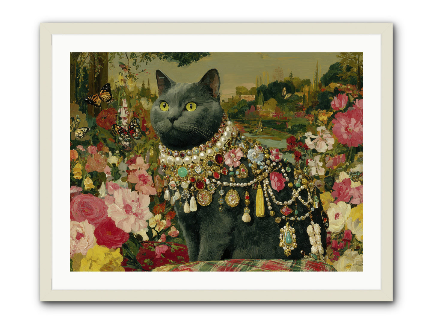Silent Jubilee No.2 -- Framed Print - White 32x24