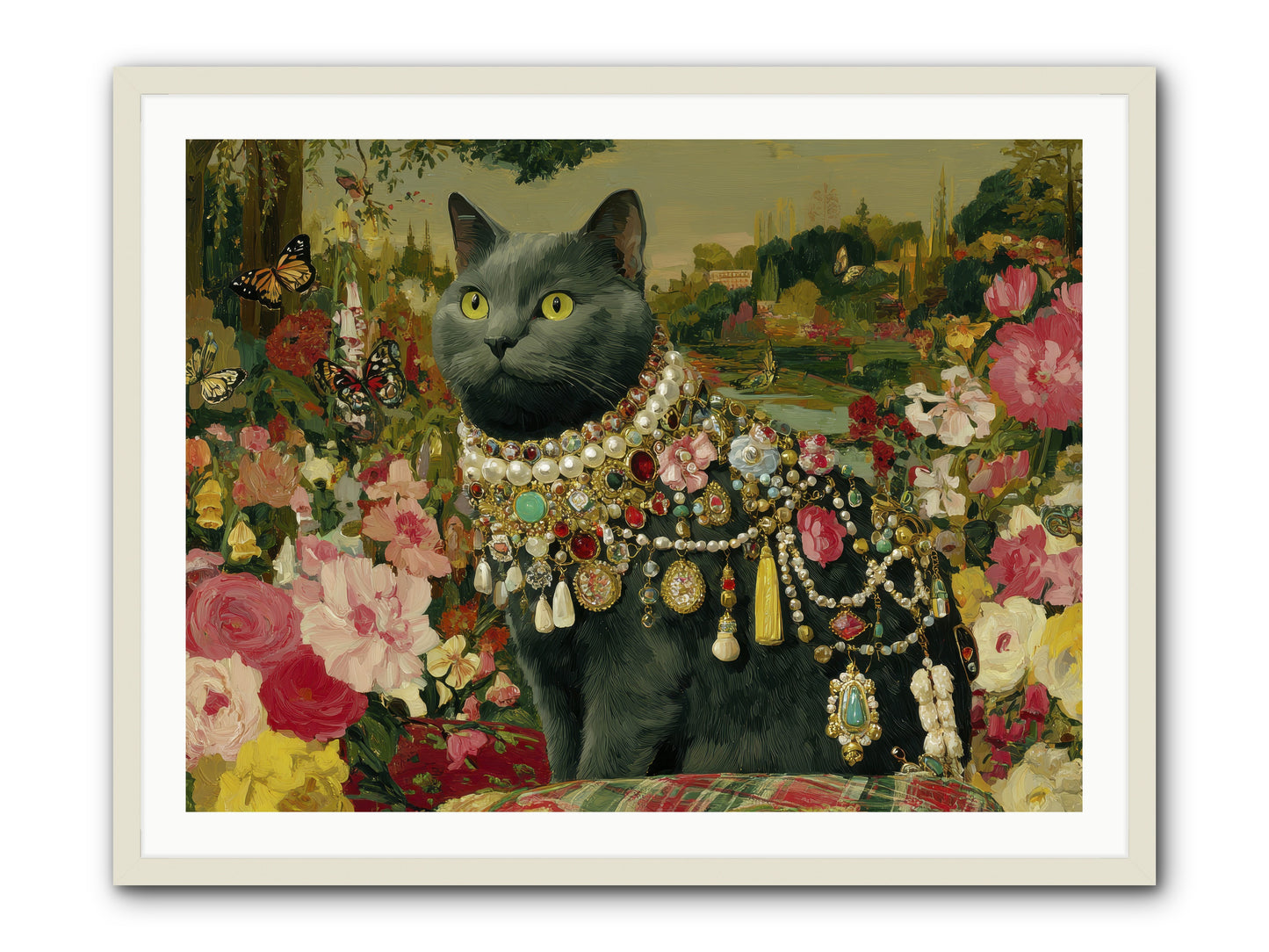 Silent Jubilee No.2 -- Framed Print - White 40x30