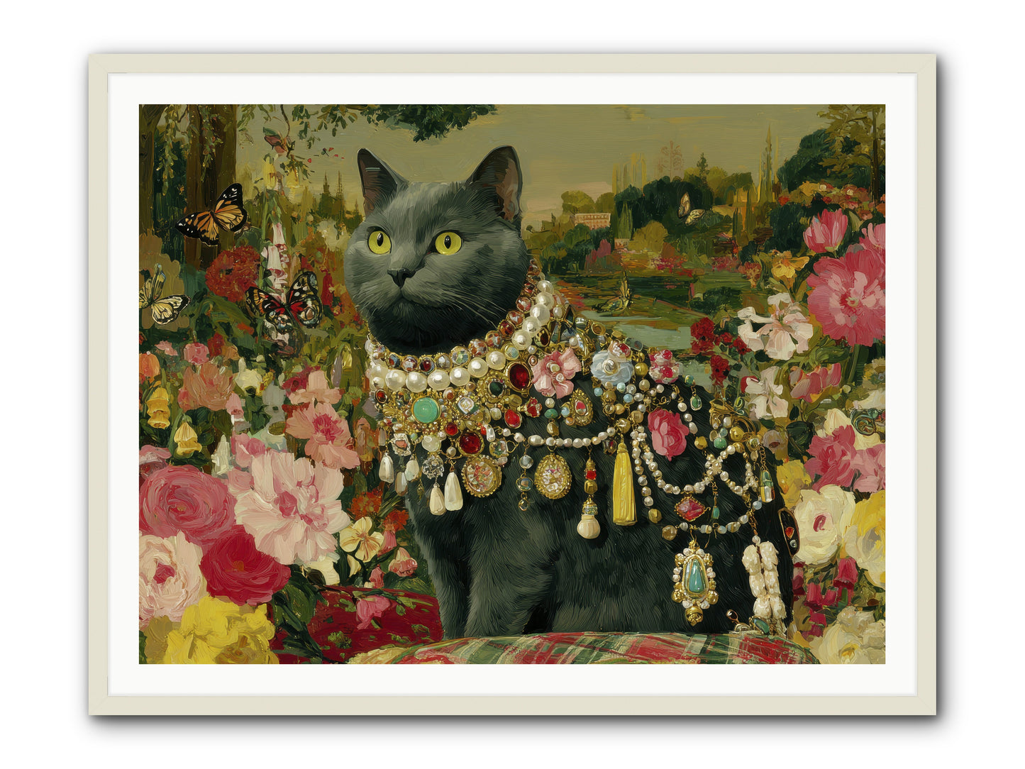 Silent Jubilee No.2 -- Framed Print - White 48x36