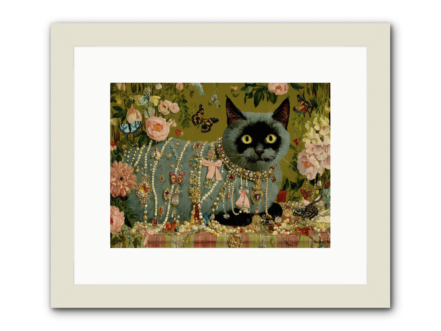 Silent Jubilee no.1 -- Framed Print - White 12x9