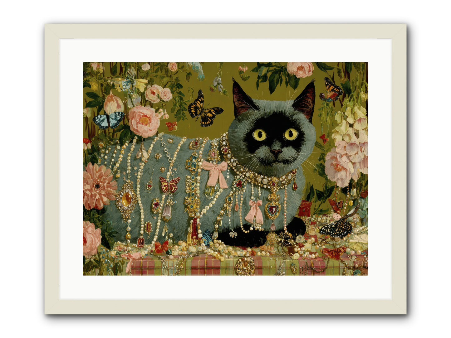 Silent Jubilee no.1 -- Framed Print - White 24x18