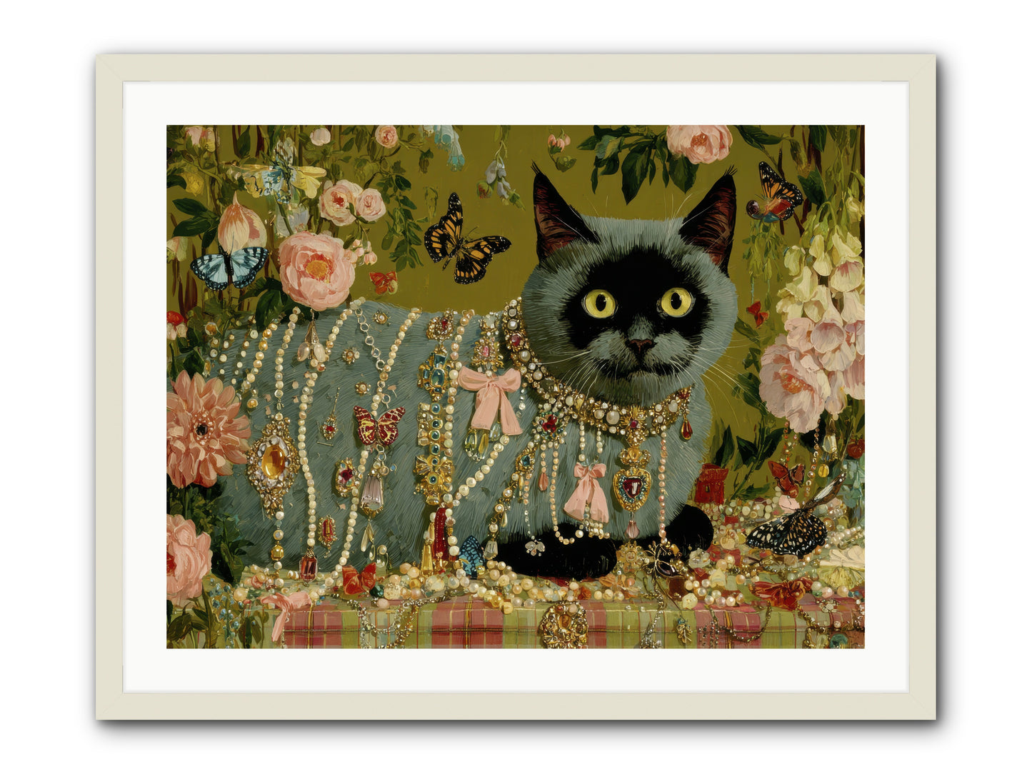 Silent Jubilee no.1 -- Framed Print - White 32x24