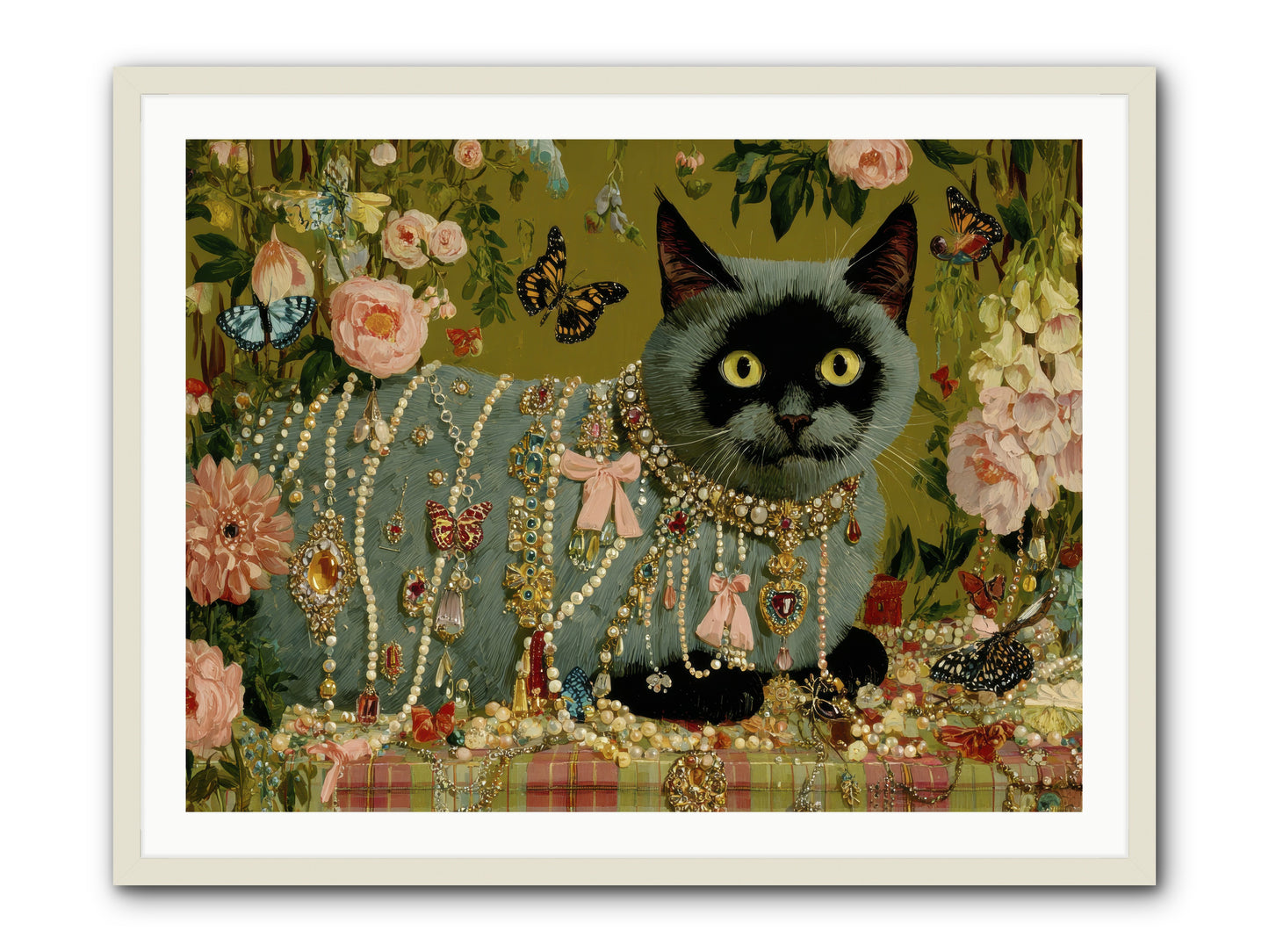 Silent Jubilee no.1 -- Framed Print - White 40x30