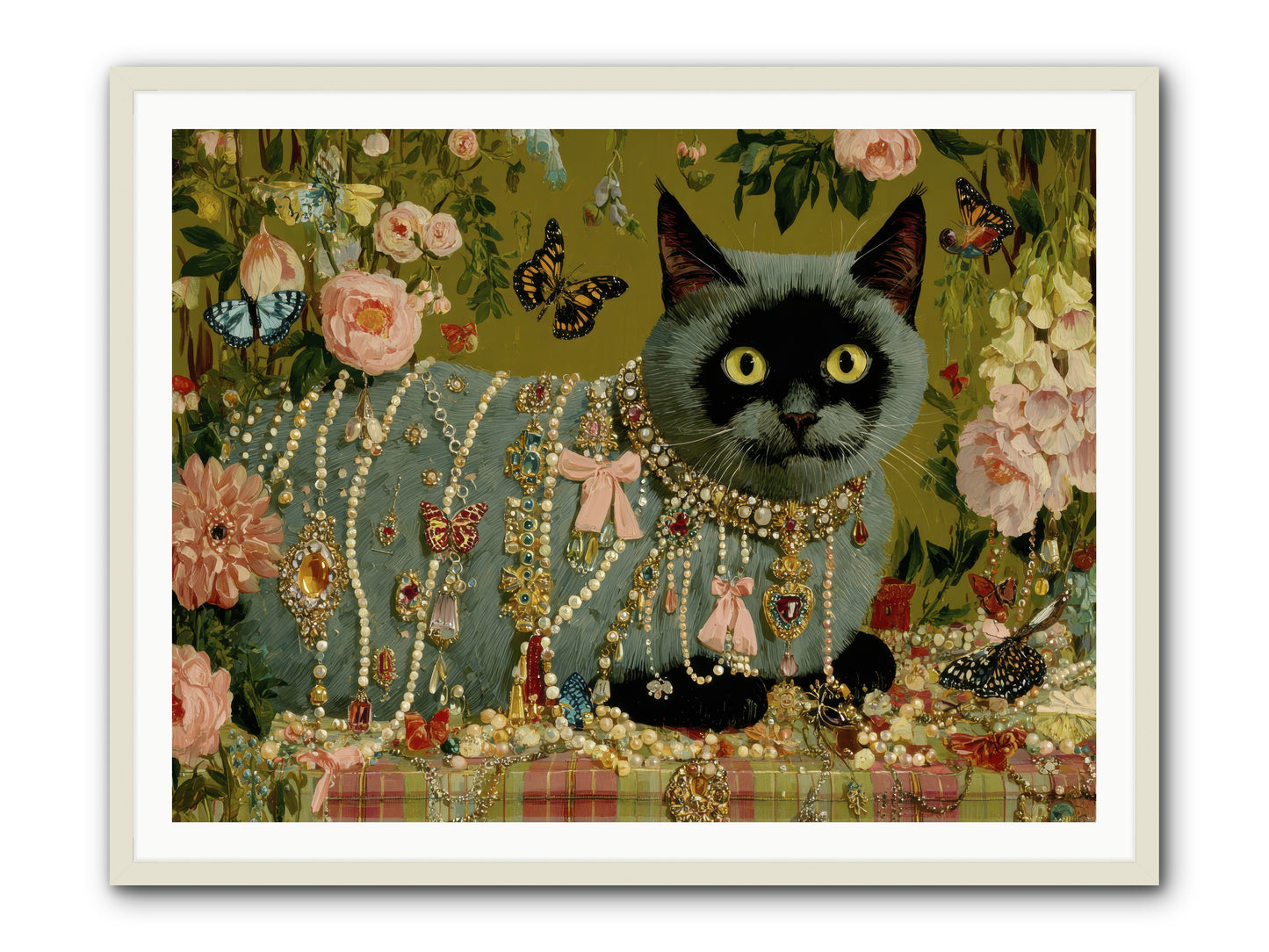 Silent Jubilee no.1 -- Framed Print - White 48x36