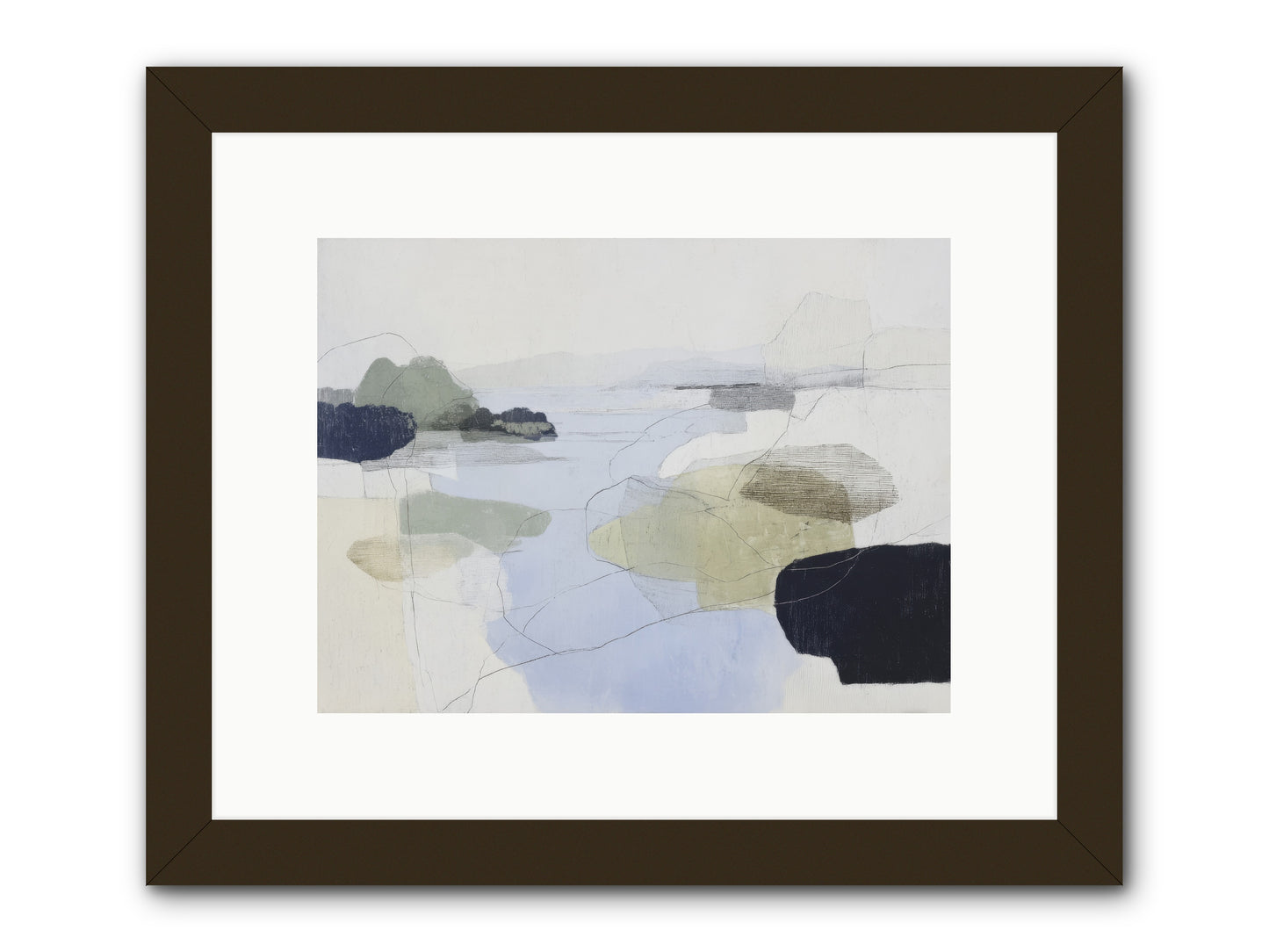 Silent Morrow -- Framed Print - Black 12x9