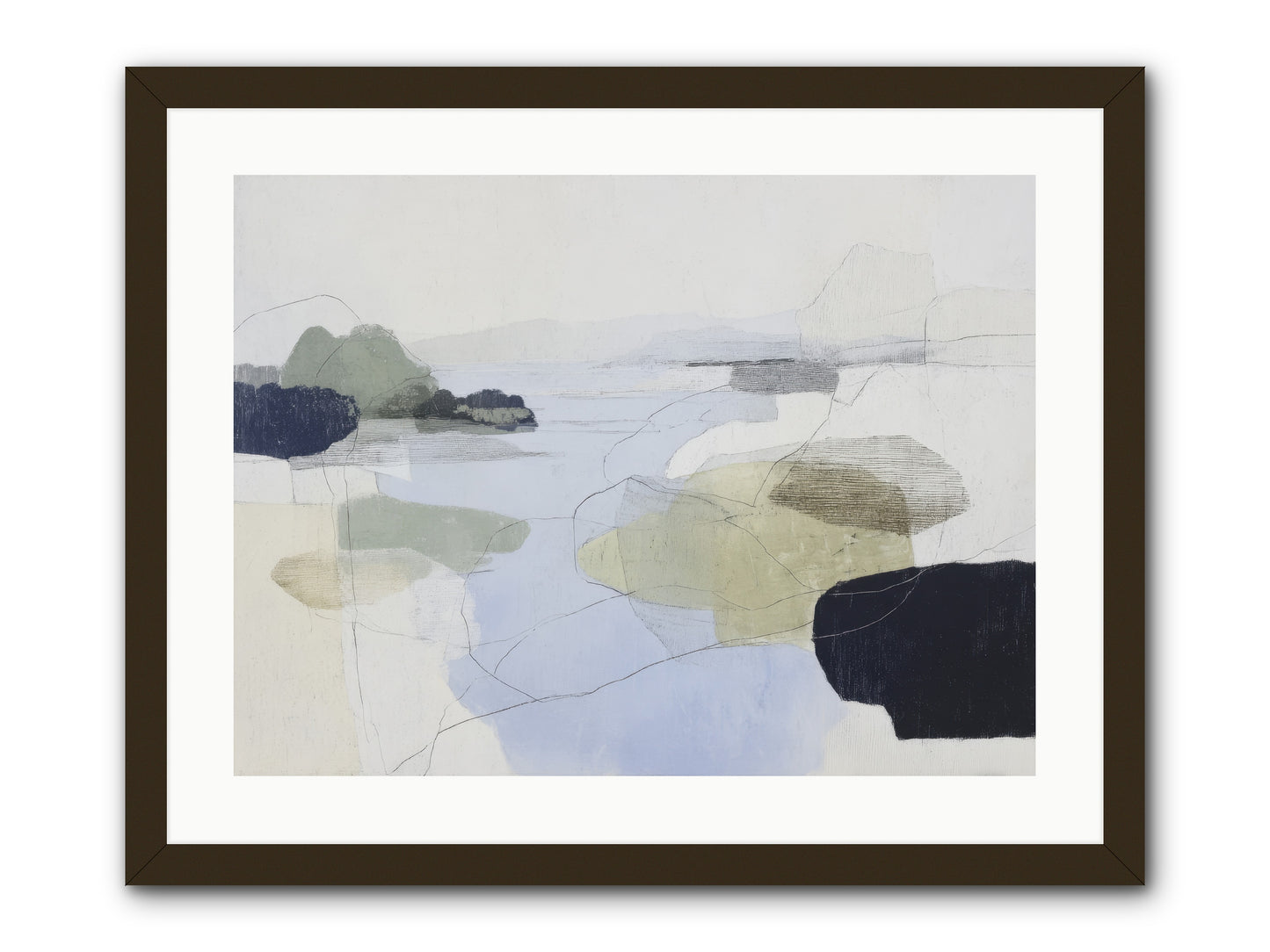 Silent Morrow -- Framed Print - Black 24x18