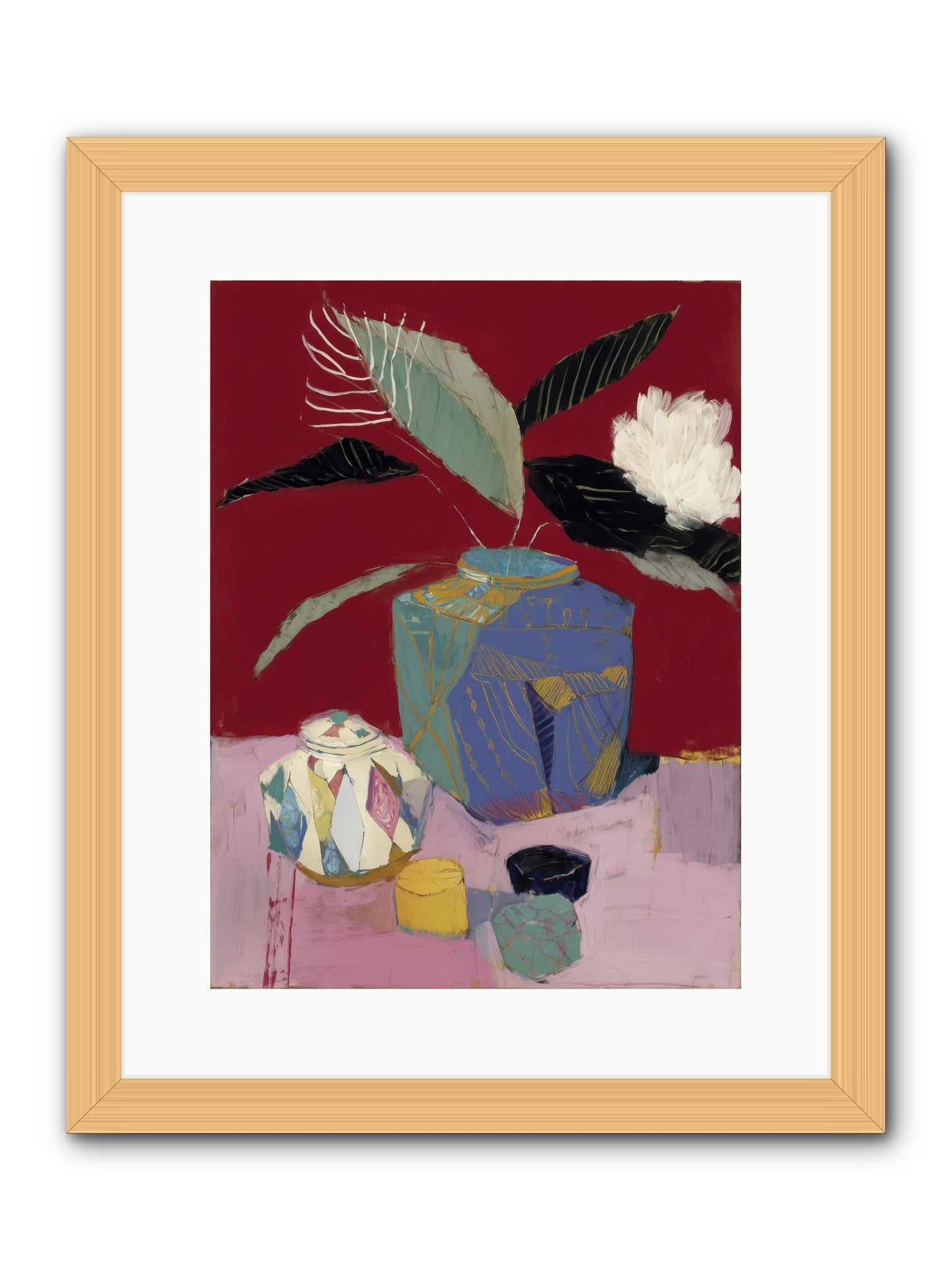 Silent Prism -- Framed Print - Natural 12x16