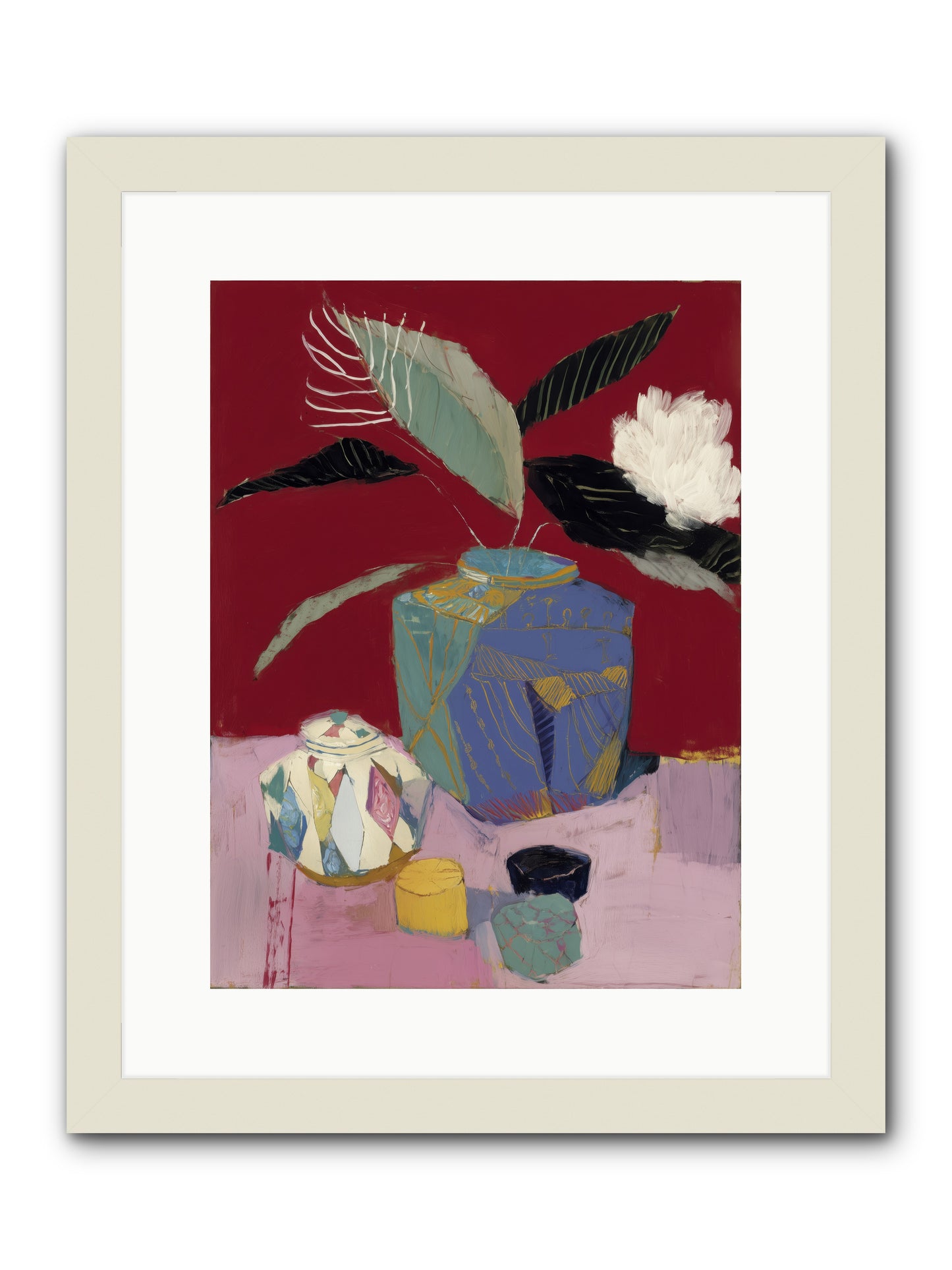 Silent Prism -- Framed Print - White 12x16
