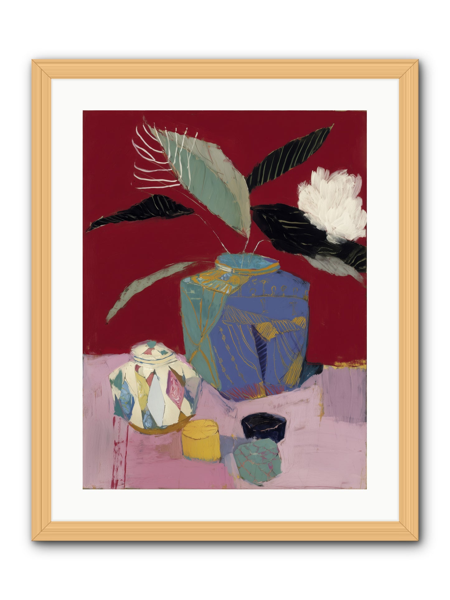 Silent Prism -- Framed Print - Natural 18x24