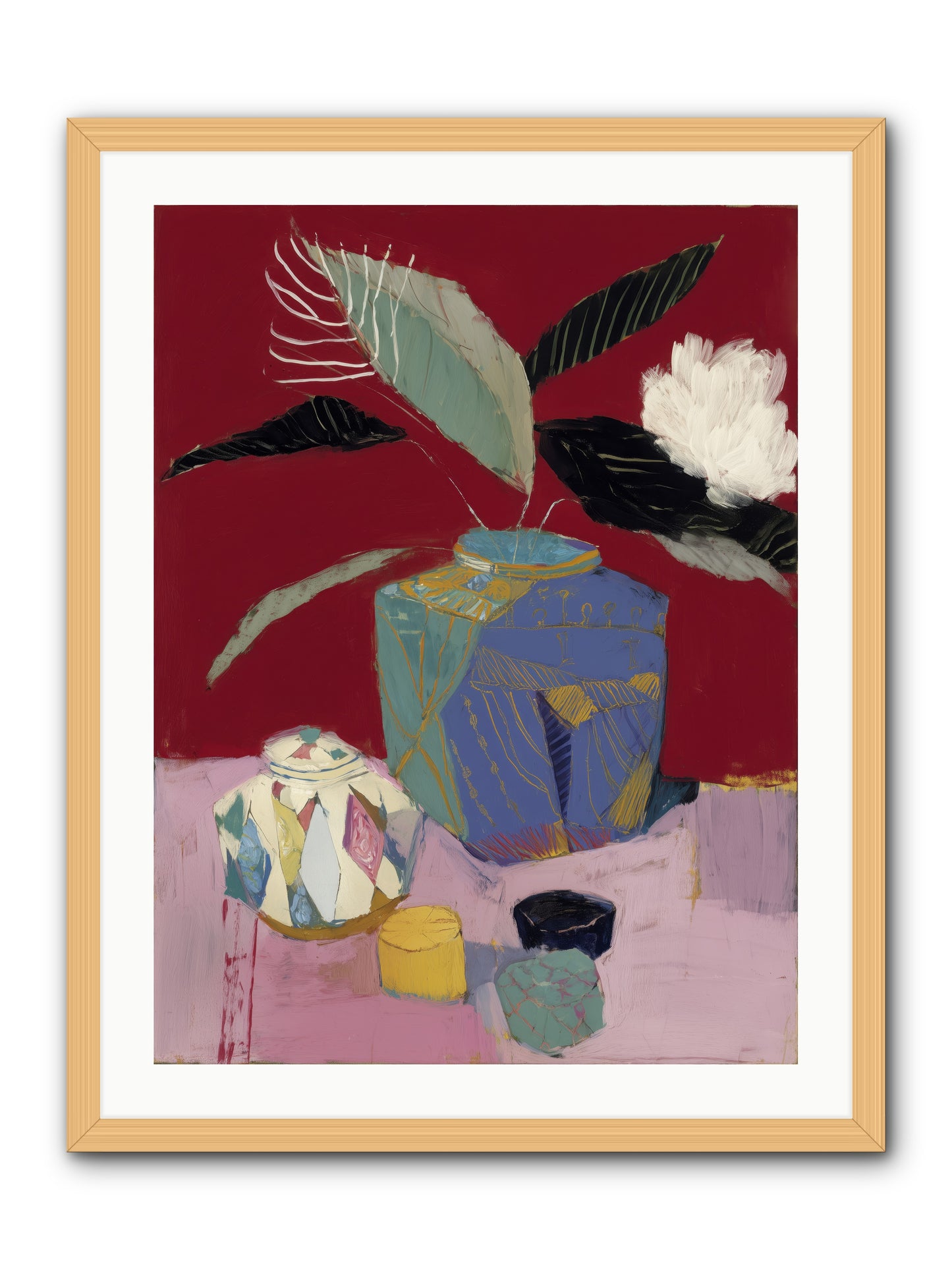Silent Prism -- Framed Print - Natural 24x32