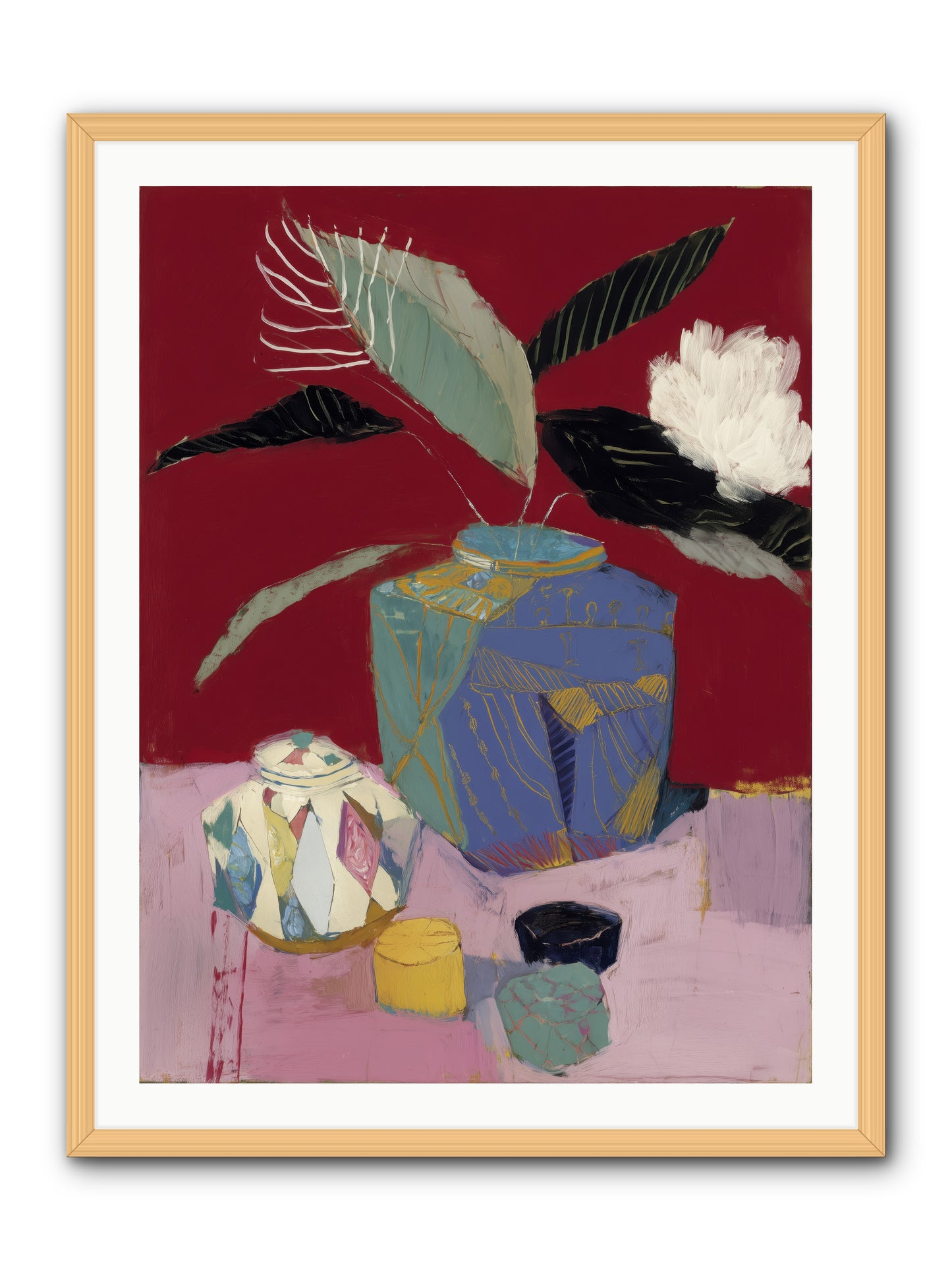 Silent Prism -- Framed Print - Natural 30x40