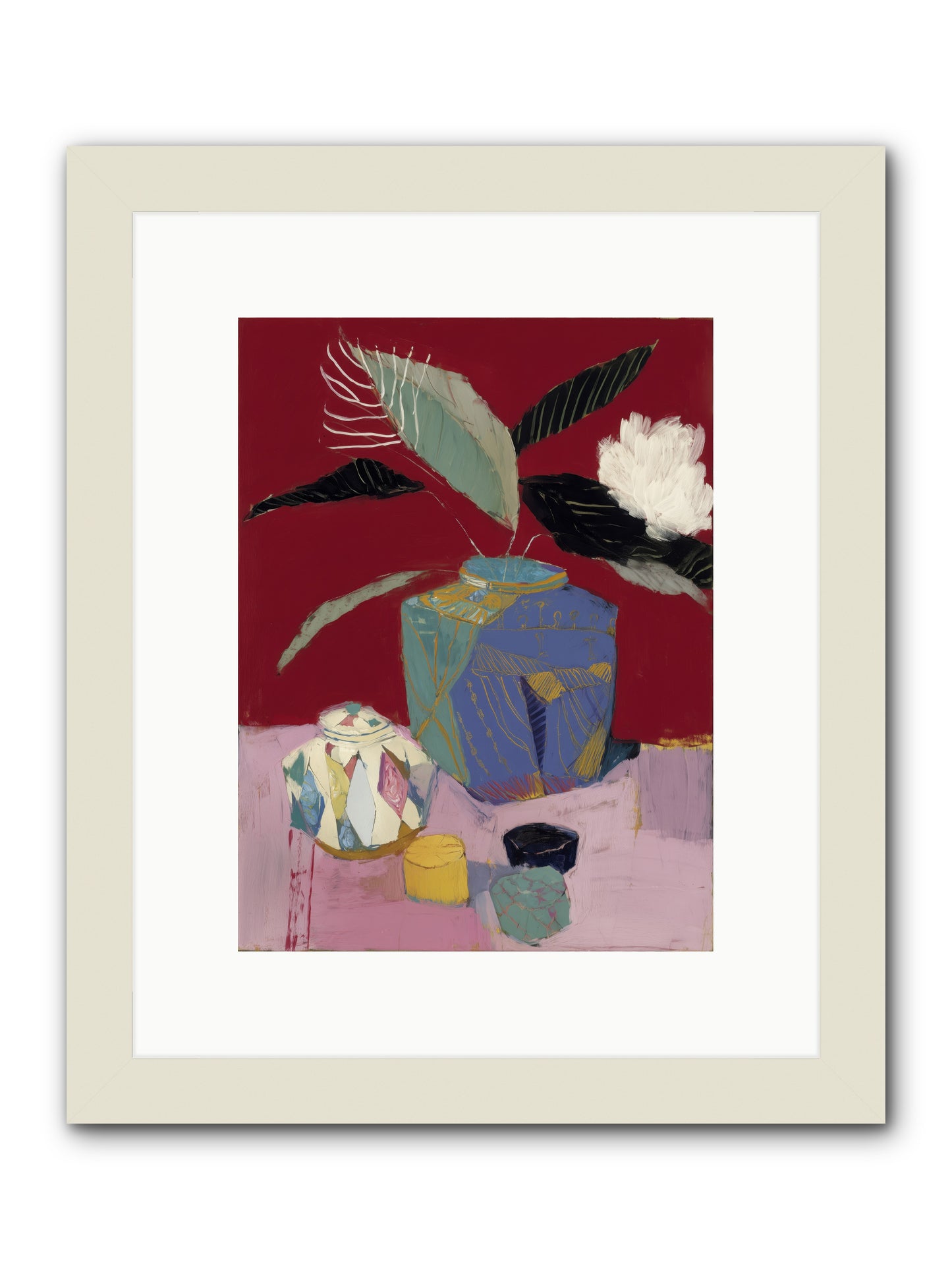Silent Prism -- Framed Print - White 9x12