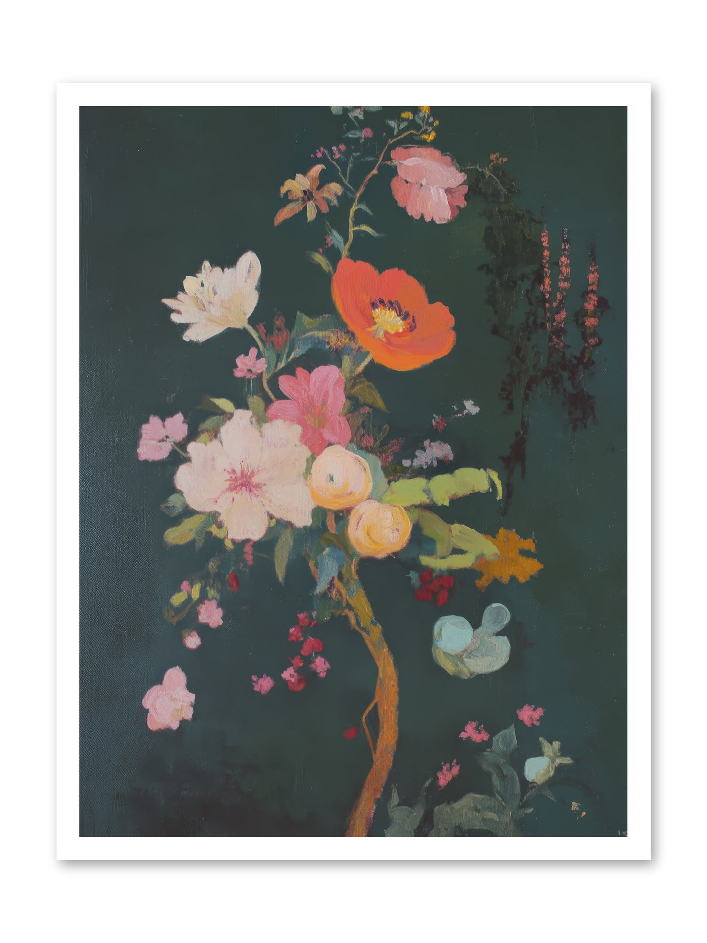 Silent Song-REZ -- Loose Canvas Print 24x32