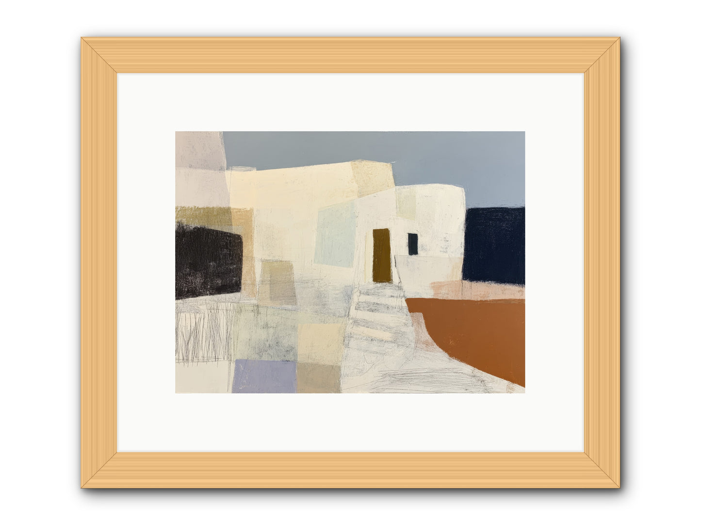 Silent Witness -- Framed Print - Natural 12x9