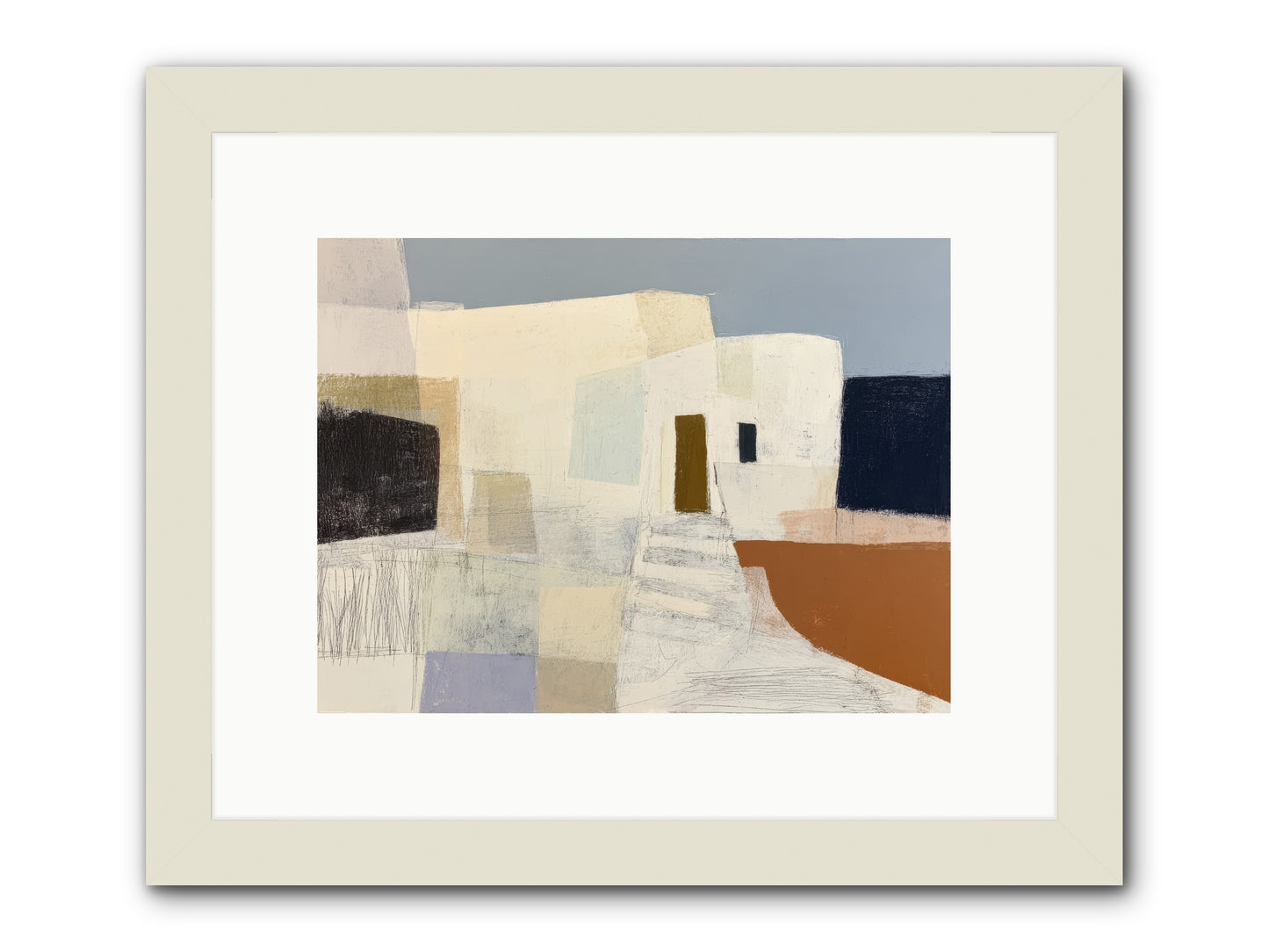 Silent Witness -- Framed Print - White 12x9