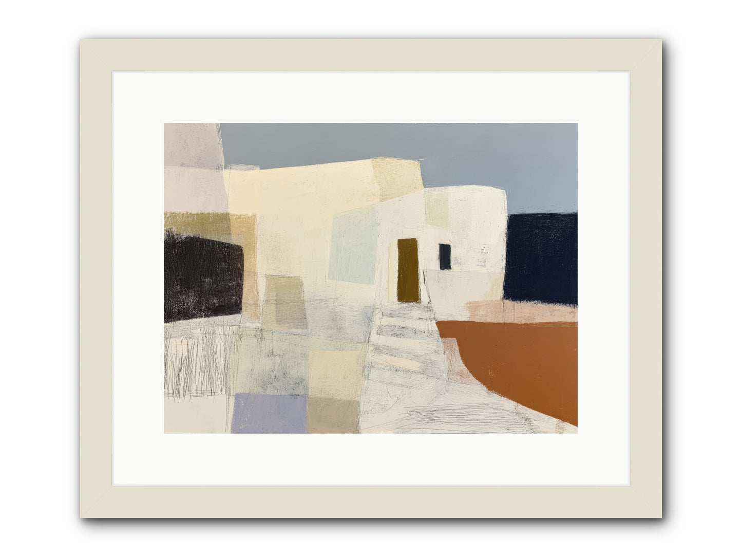 Silent Witness -- Framed Print - White 16x12