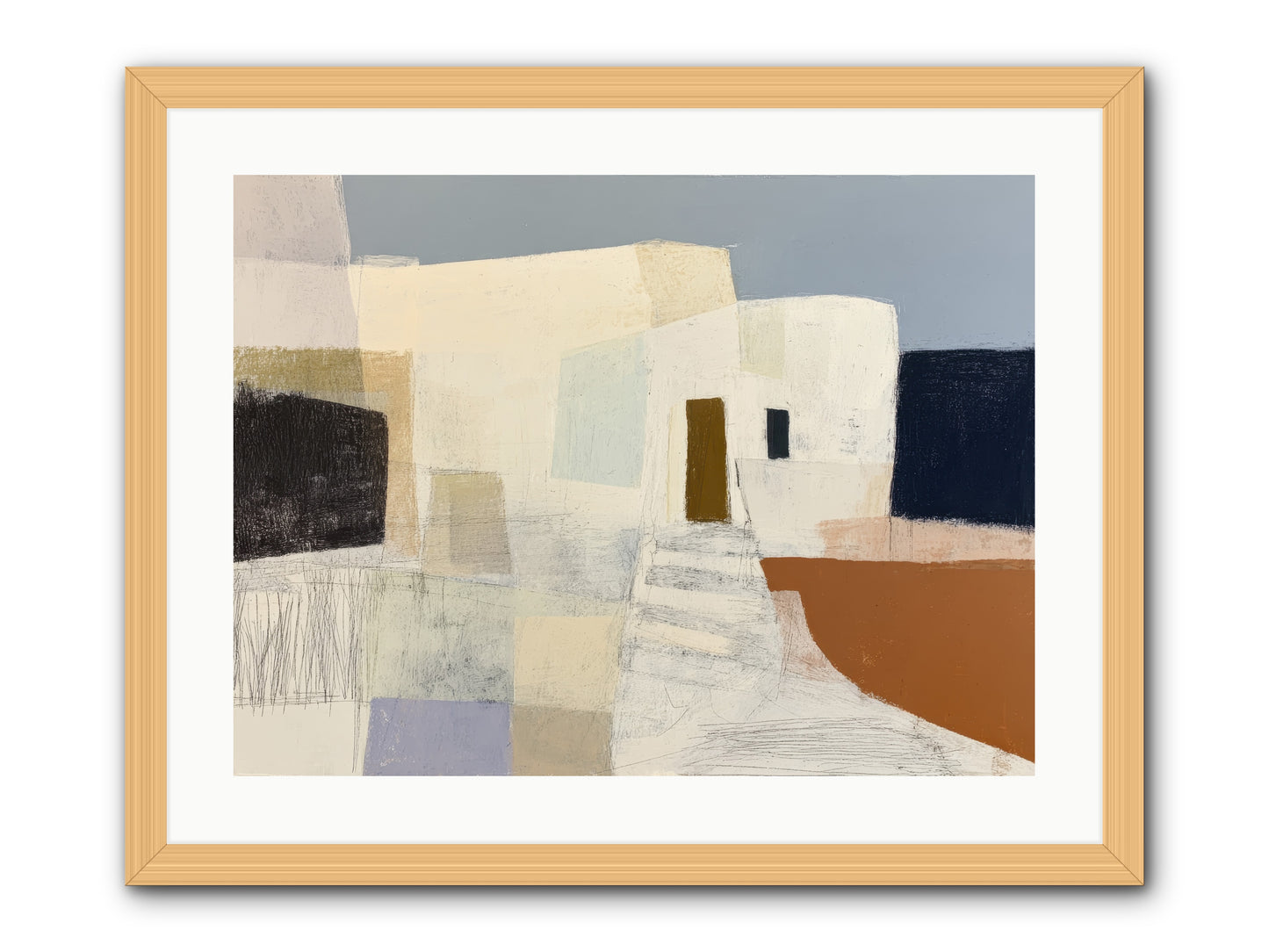 Silent Witness -- Framed Print - Natural 24x18