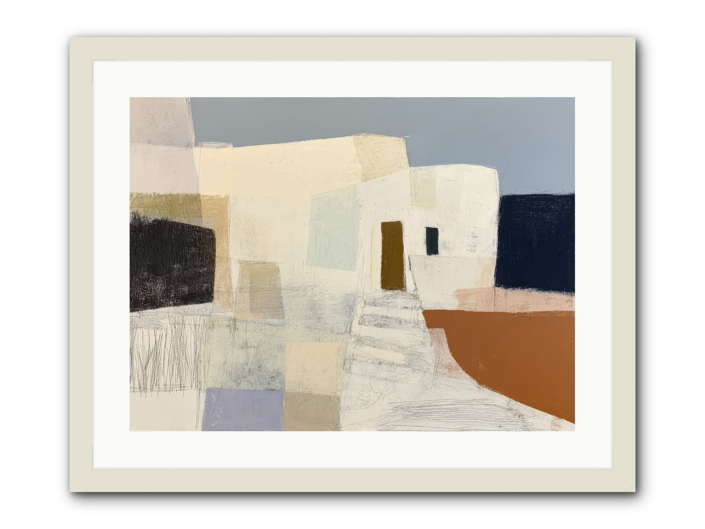 Silent Witness -- Framed Print - White 24x18