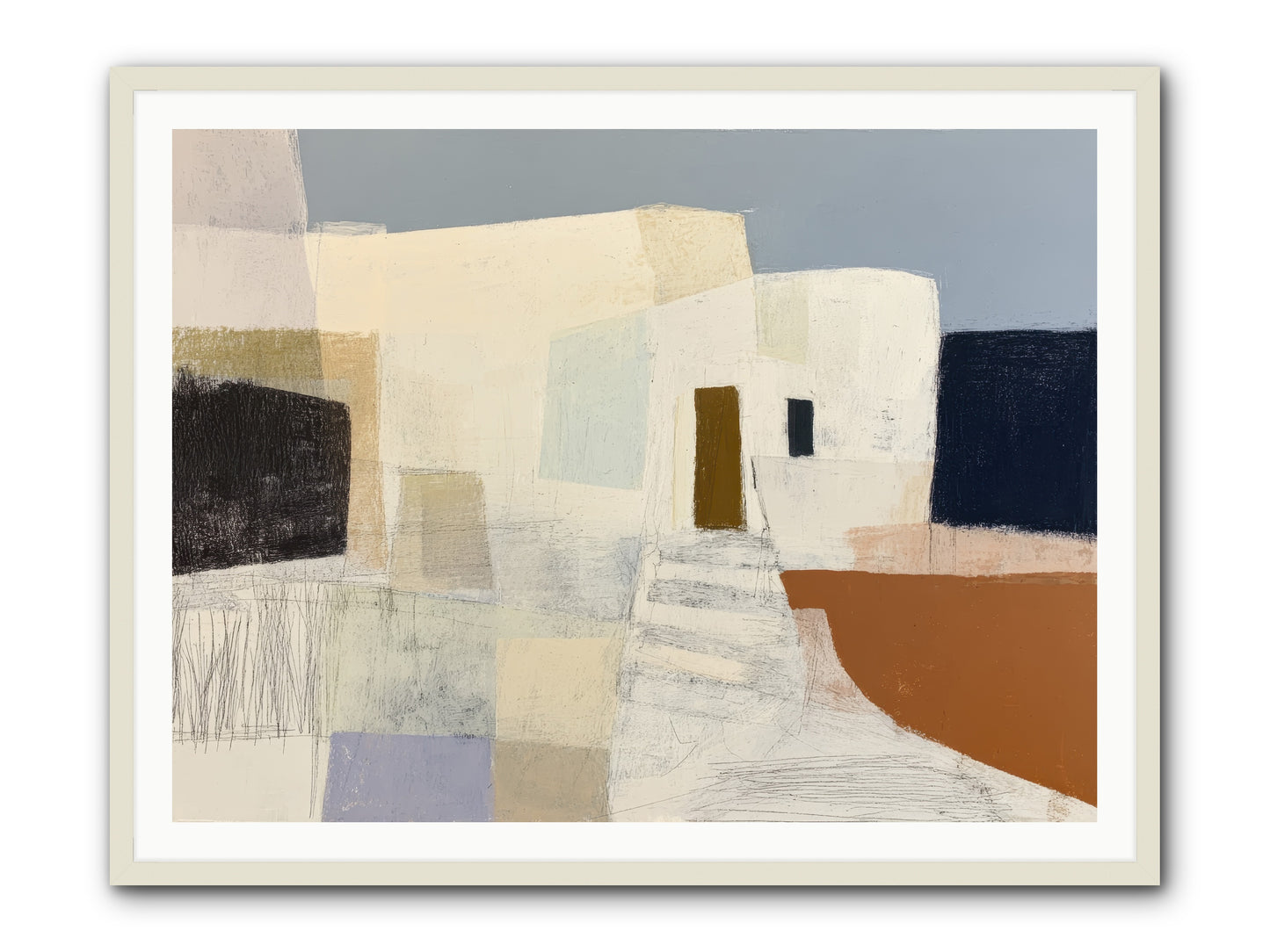 Silent Witness -- Framed Print - White 48x36