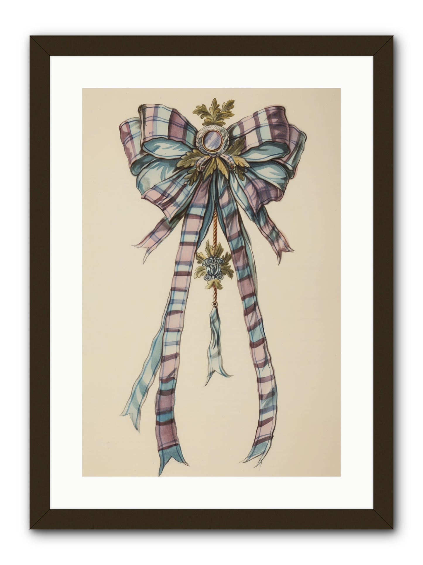 Silk Cascade -- Framed Print - Black 16x24
