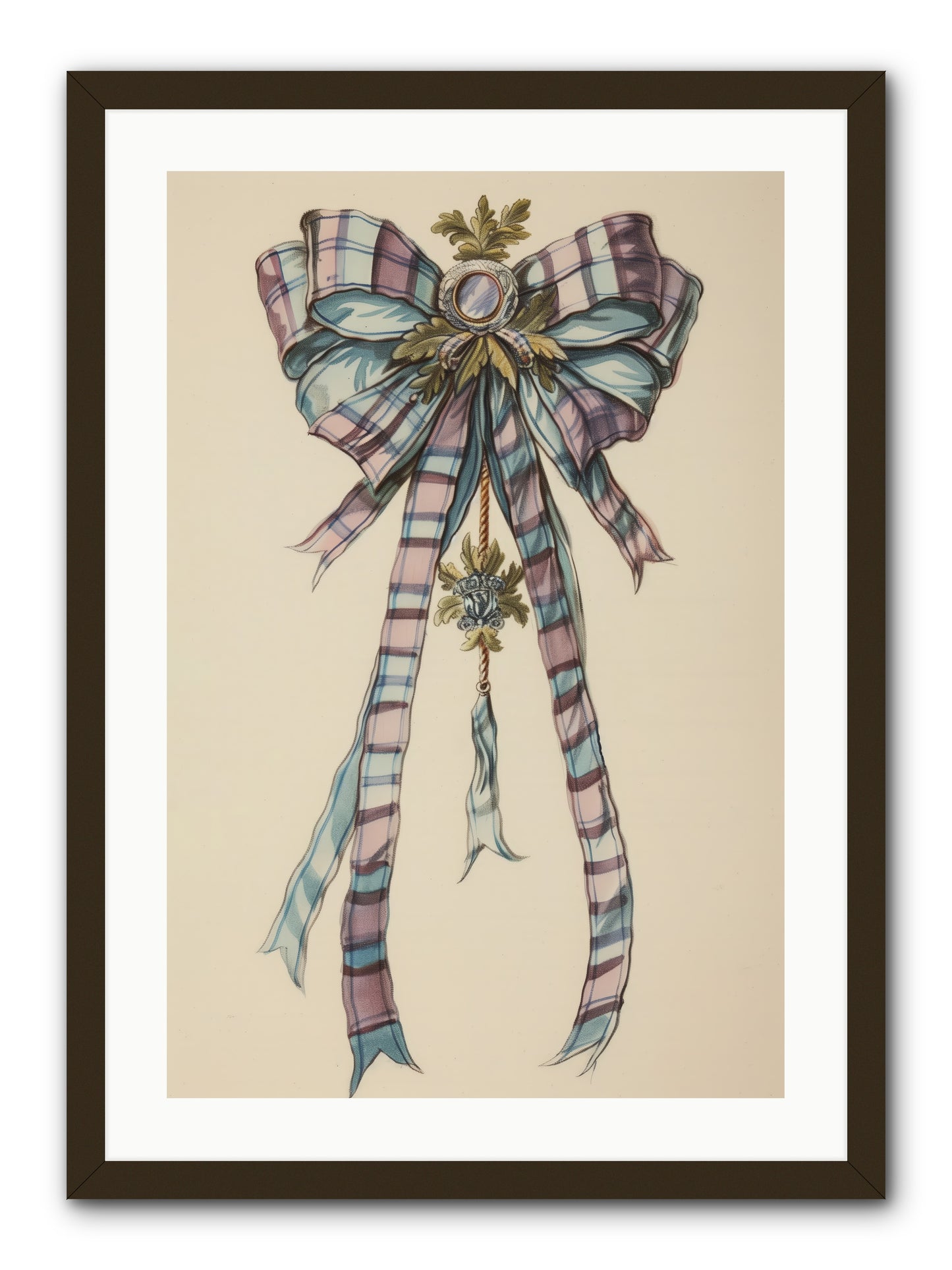 Silk Cascade -- Framed Print - Black 20x30