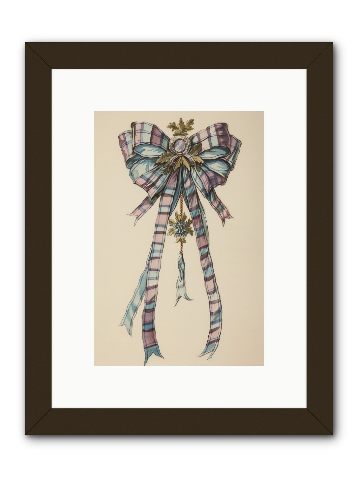 Silk Cascade -- Framed Print - Black 8x12