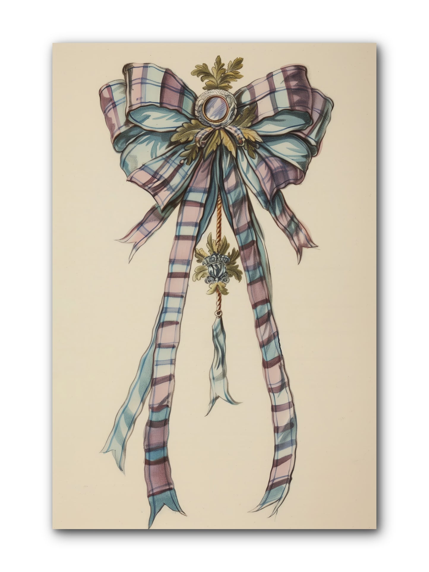 Silk Cascade -- Wrapped Canvas 8x12