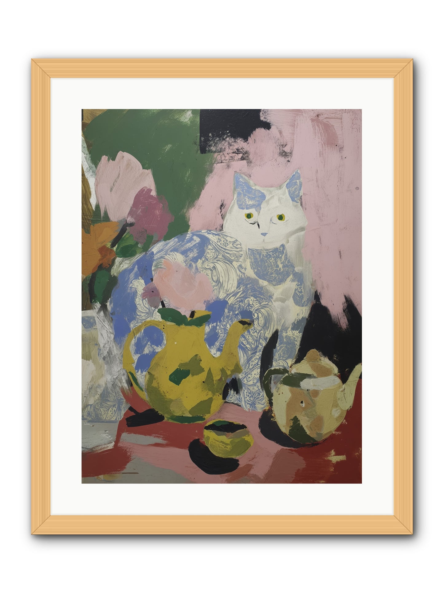 Silk Purse -- Framed Print - Natural 18x24