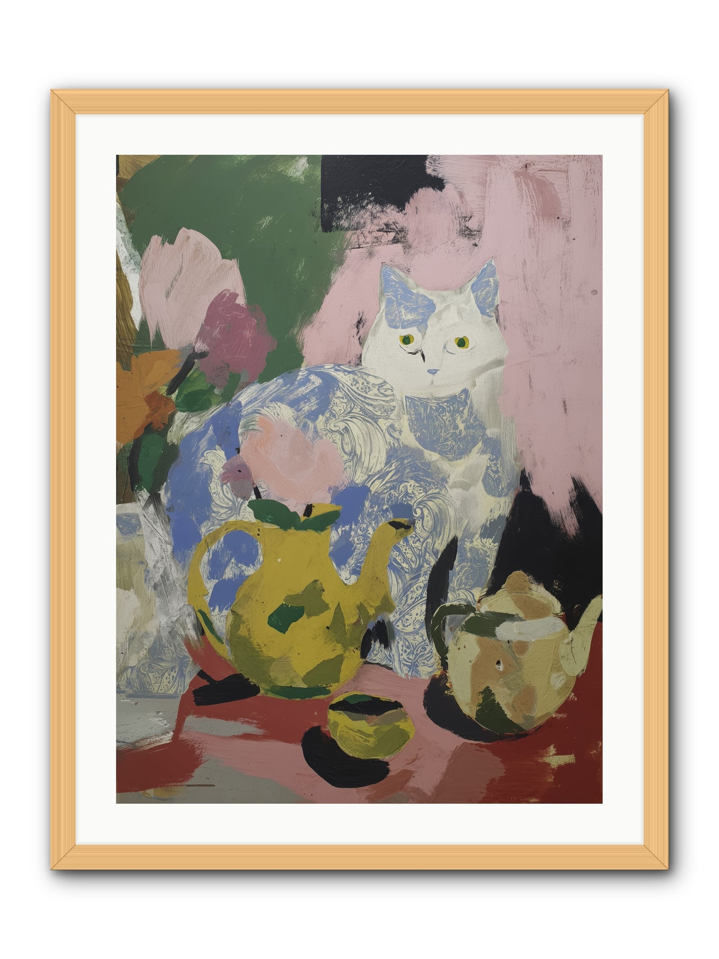 Silk Purse -- Framed Print - Natural 24x32