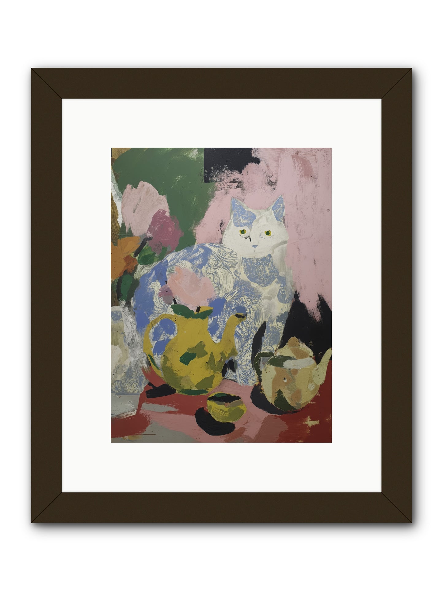 Silk Purse -- Framed Print - Black 9x12