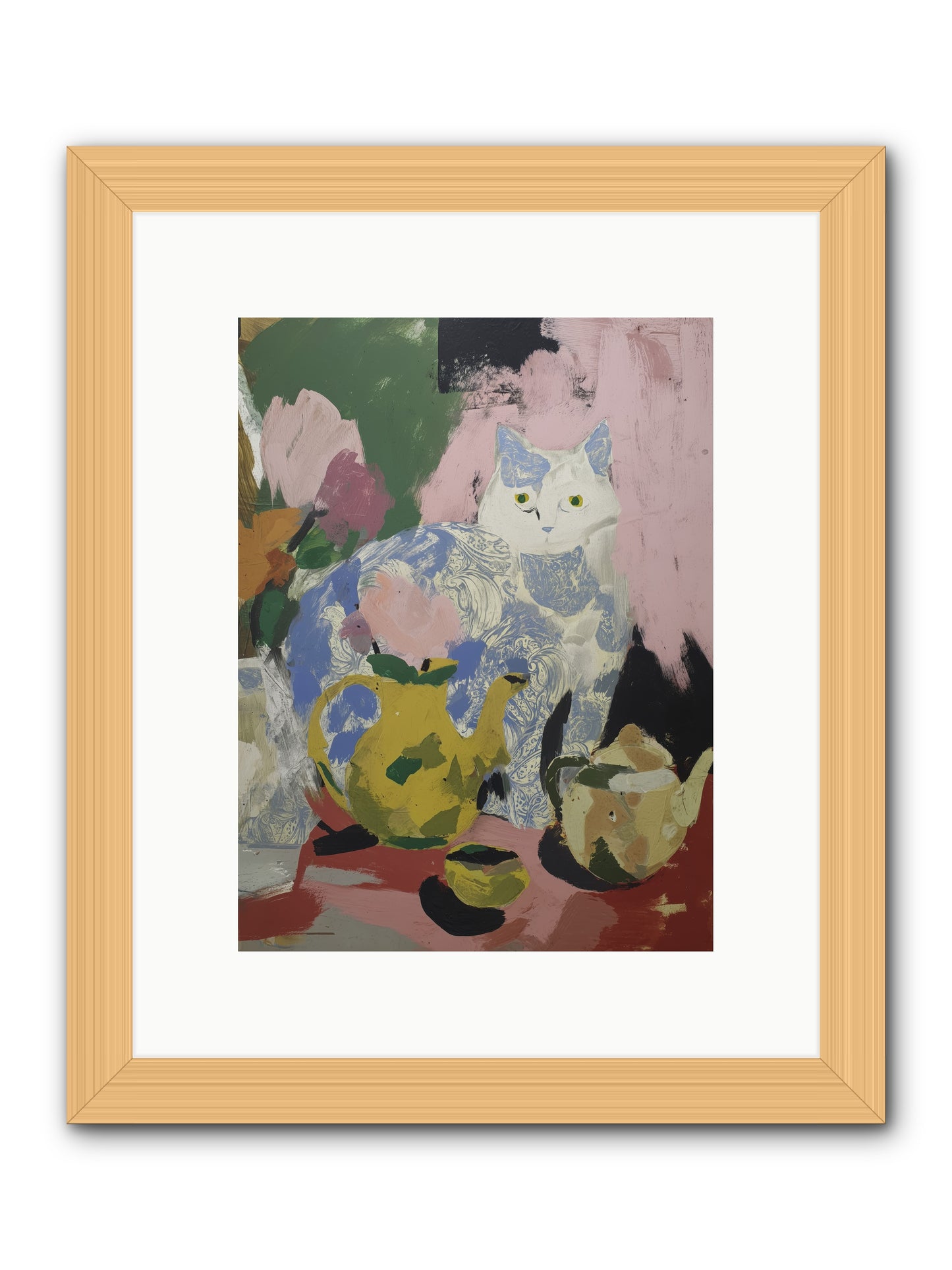 Silk Purse -- Framed Print - Natural 9x12