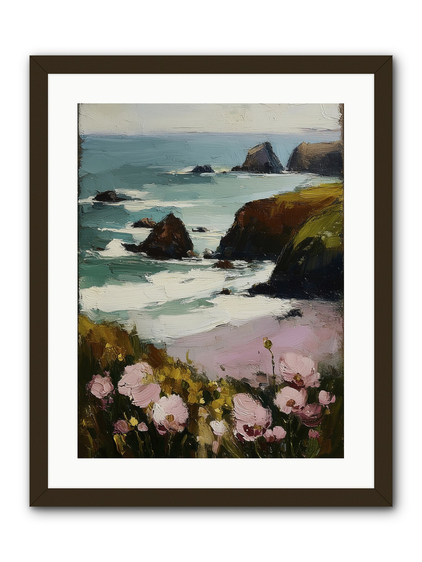 Silk-Spun Hours -- Framed Print - Black 18x24