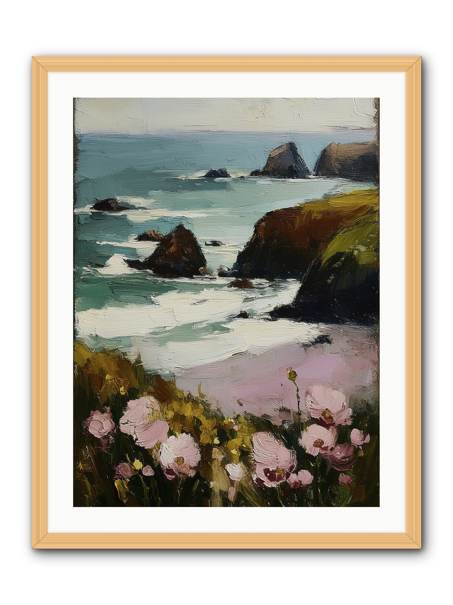 Silk-Spun Hours -- Framed Print - Natural 24x32