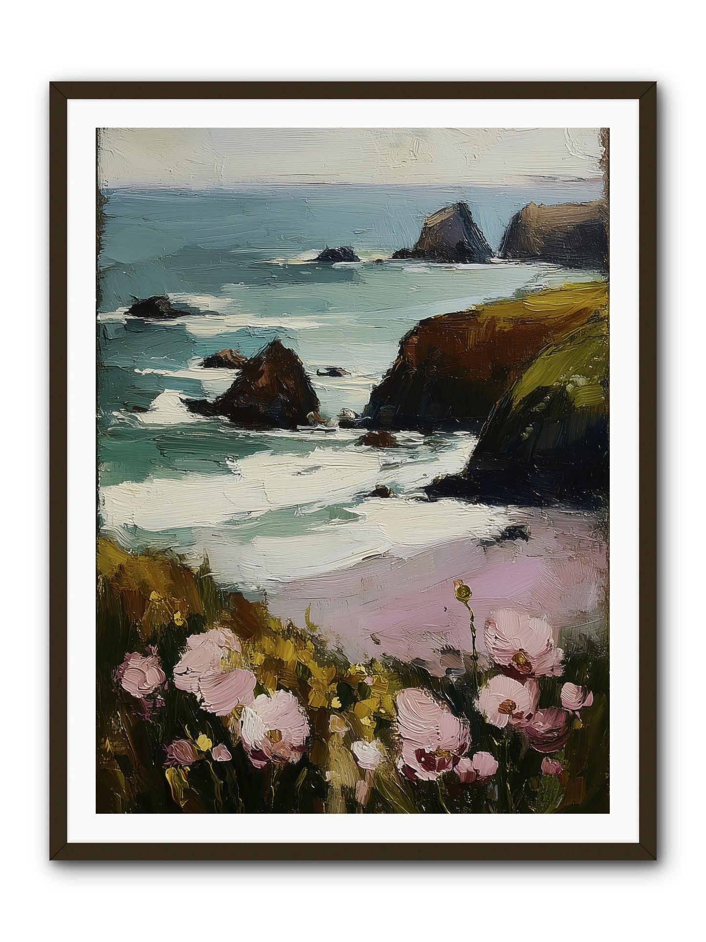 Silk-Spun Hours -- Framed Print - Black 36x48