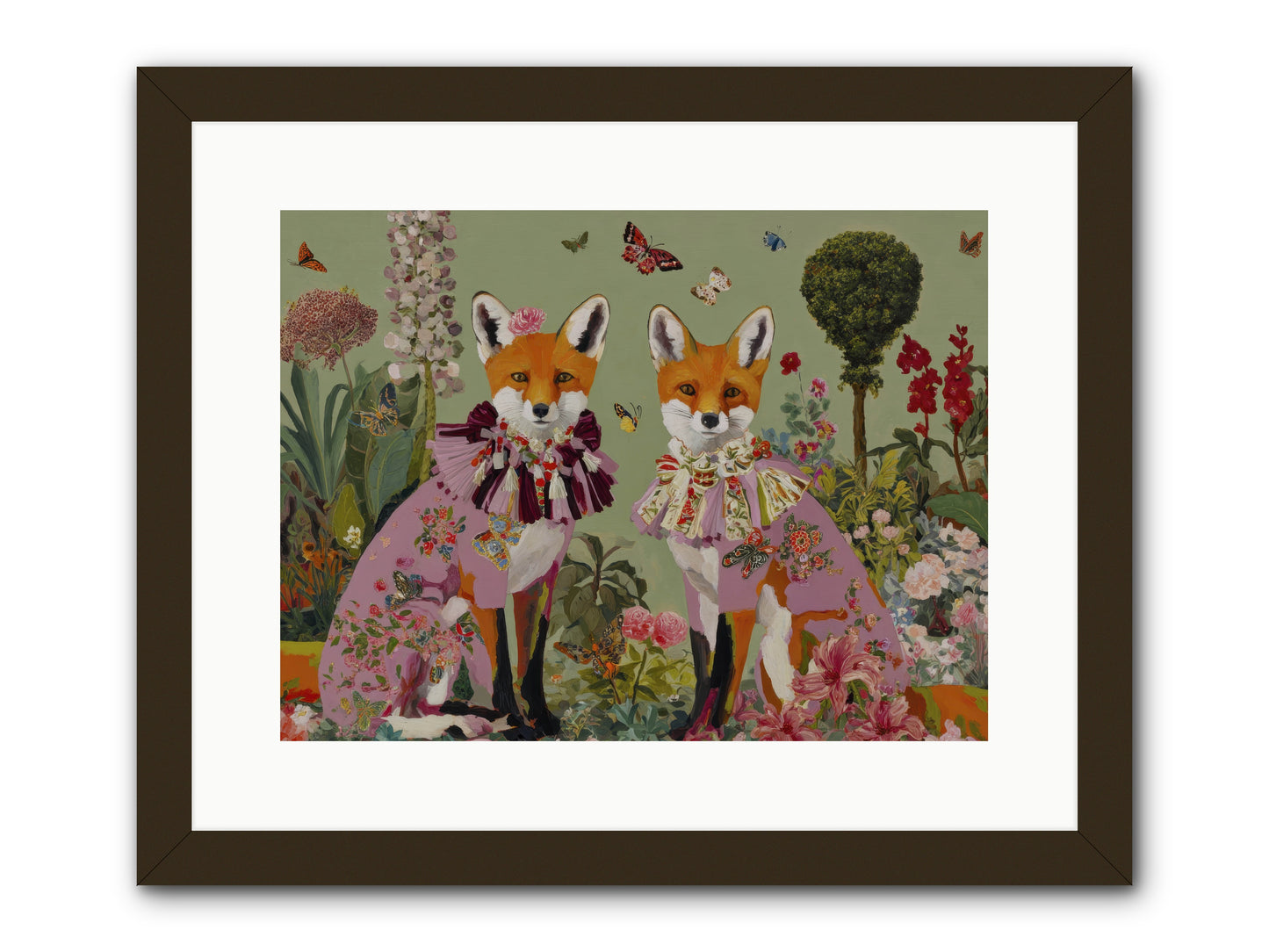 Silk Trace -- Framed Print - Black 16x12