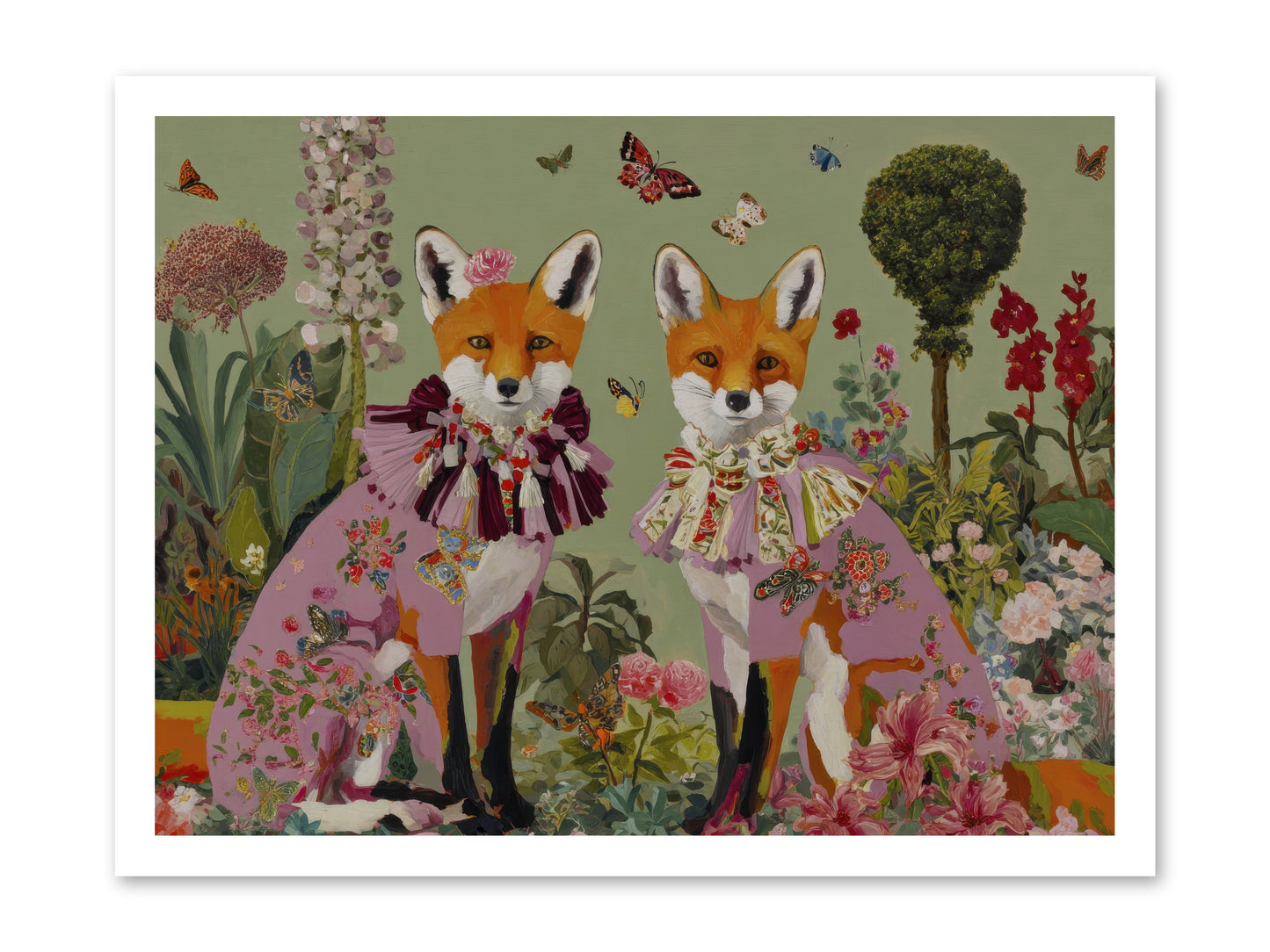 Silk Trace -- Loose Canvas Print 24x18