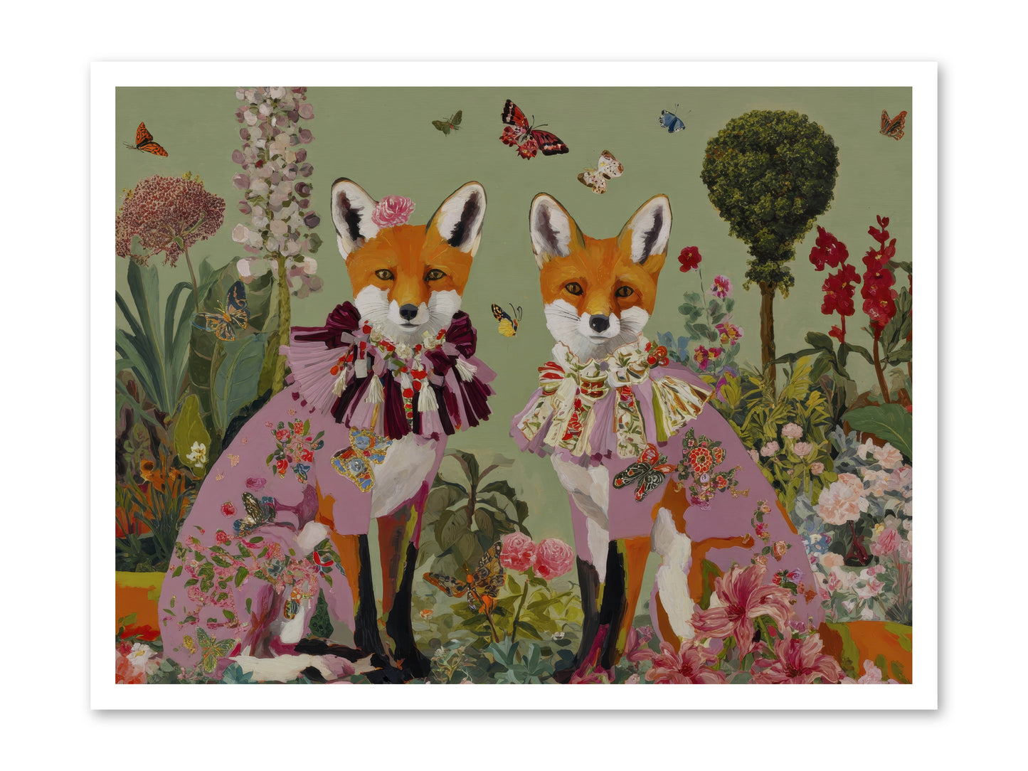 Silk Trace -- Loose Canvas Print 32x24