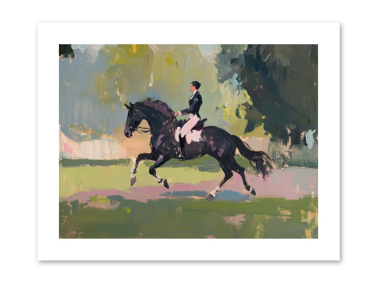 Silken Precision -- Loose Canvas Print 12x9