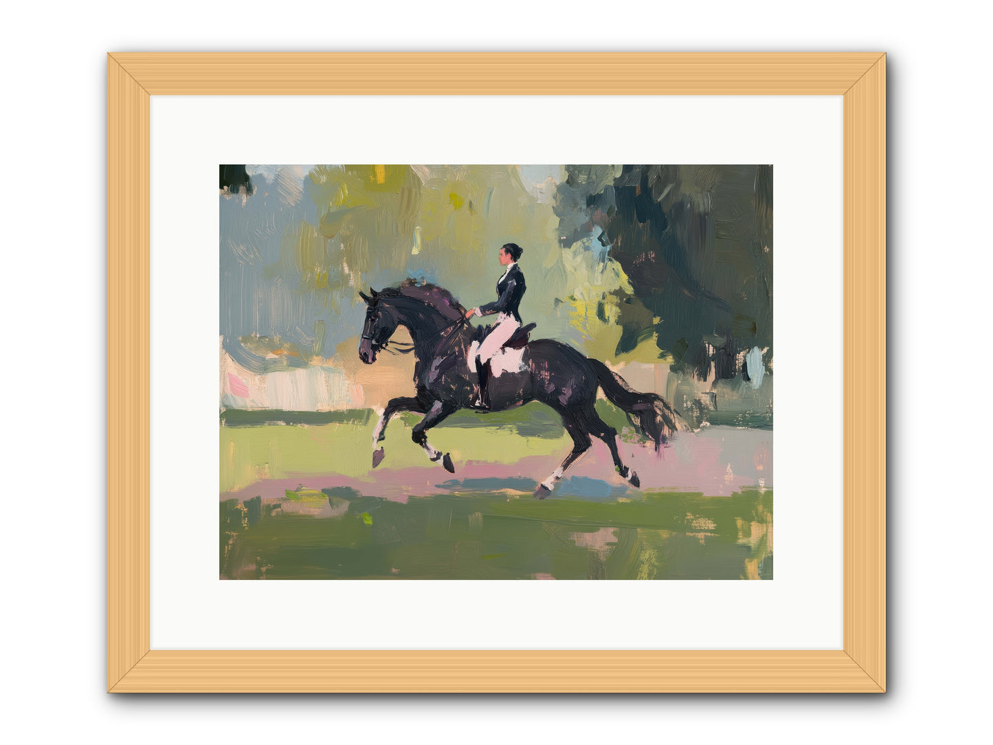 Silken Precision -- Framed Print - Natural 16x12