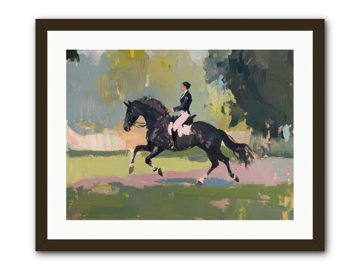 Silken Precision -- Framed Print - Black 24x18