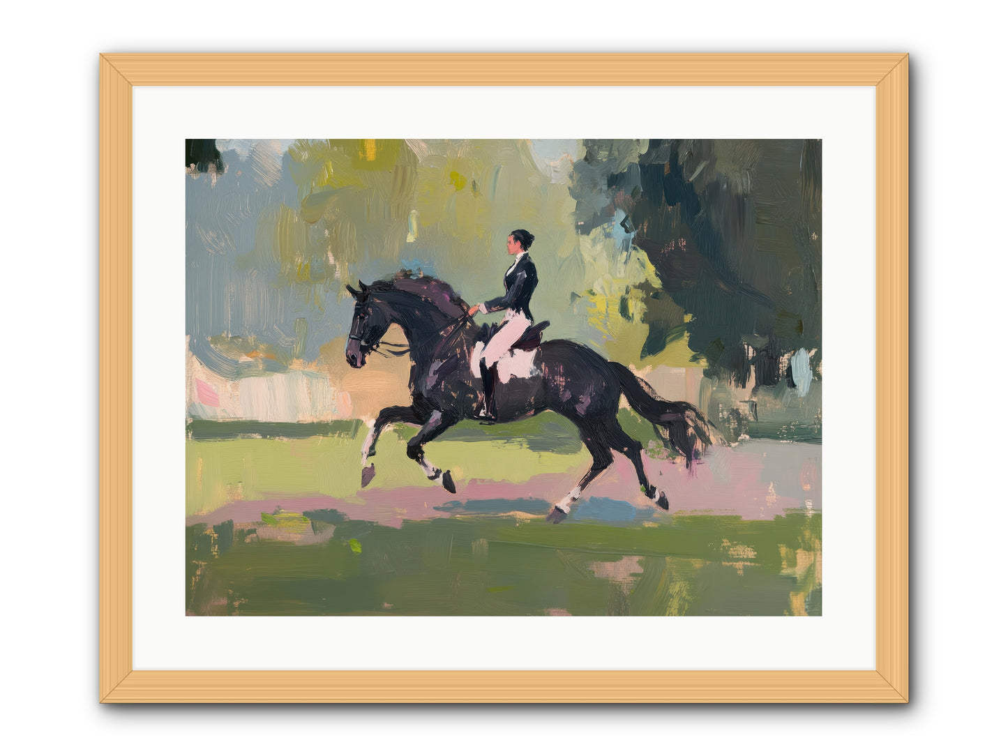 Silken Precision -- Framed Print - Natural 24x18
